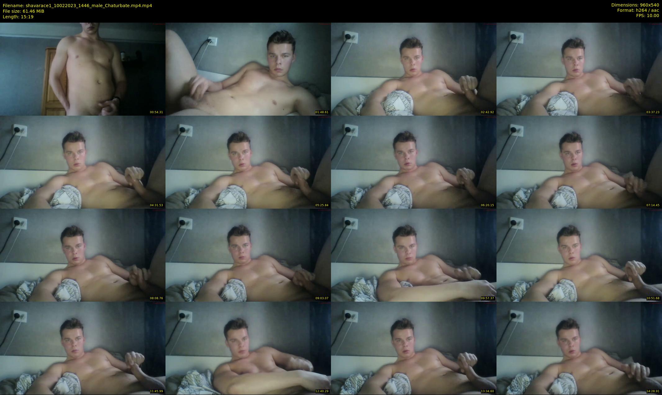 shavarace1 — 16 minute Chaturbate male cam show recording, 480p, Feb 10, 2023