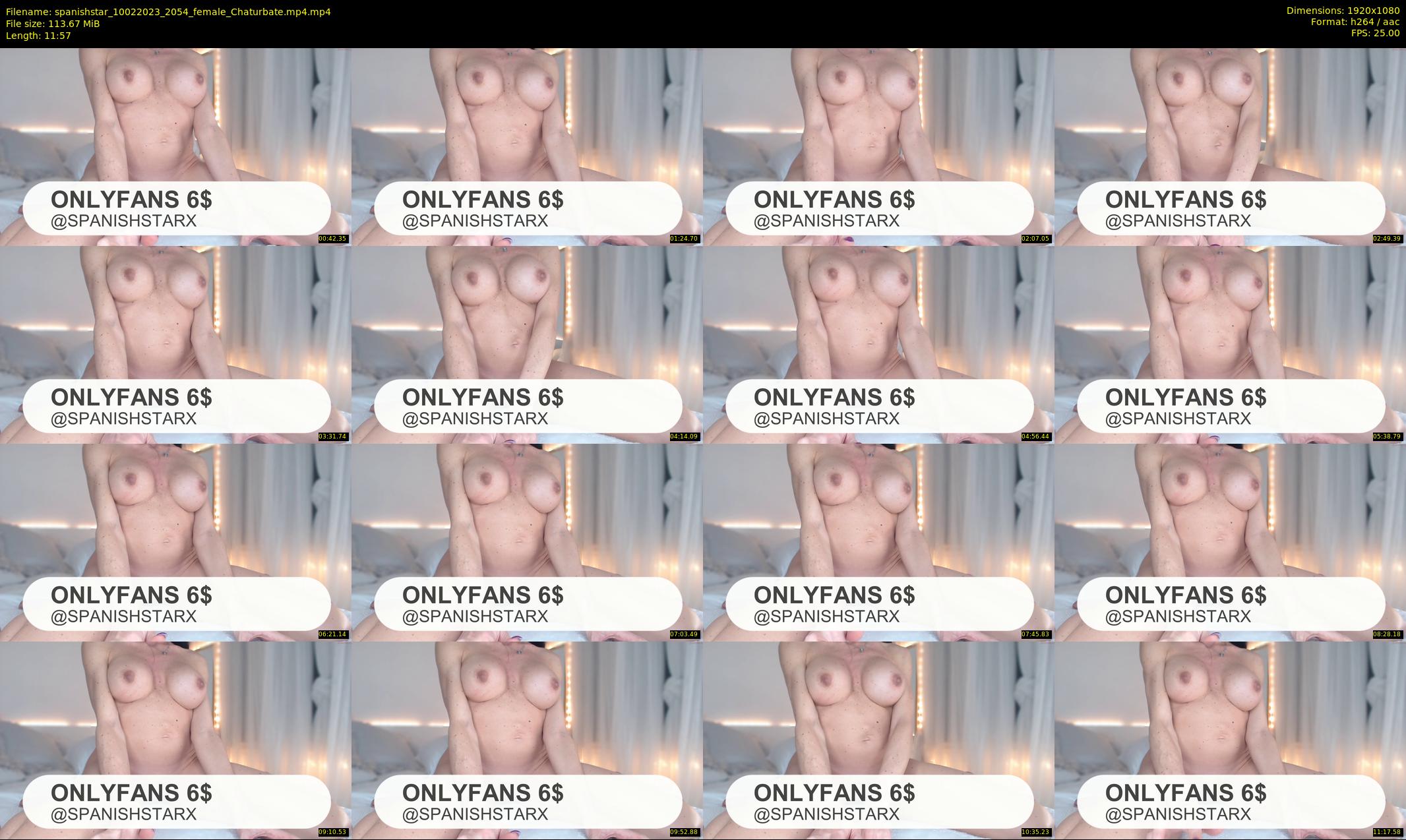spanishstar — 12 minute Chaturbate female cam show recording, 1080p, Feb 10, 2023
