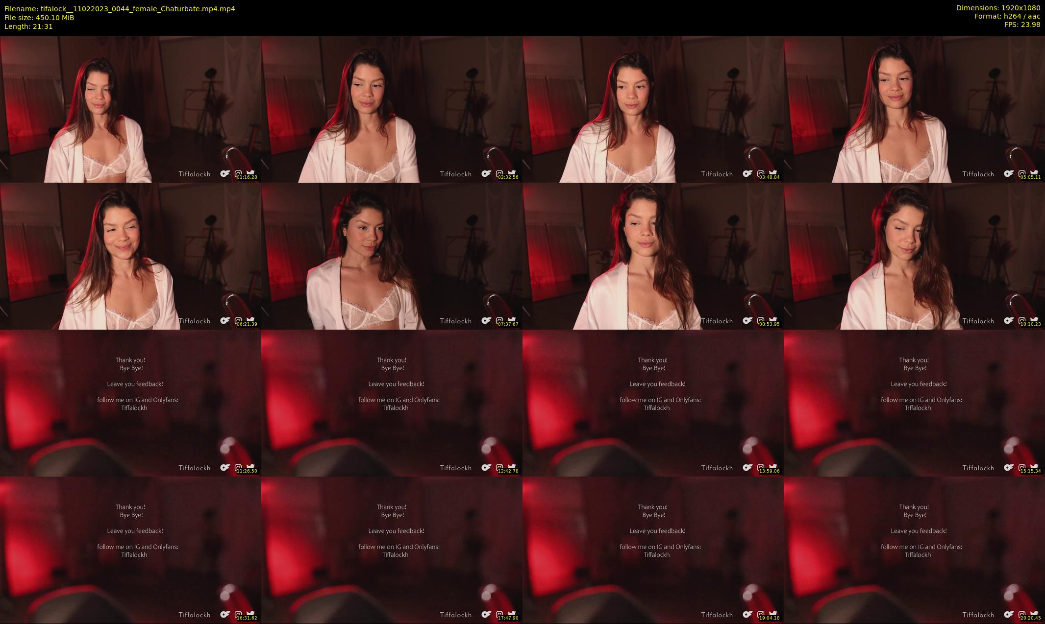 tifalock_ — 22 minute Chaturbate female cam show recording, 1080p, Feb 11, 2023