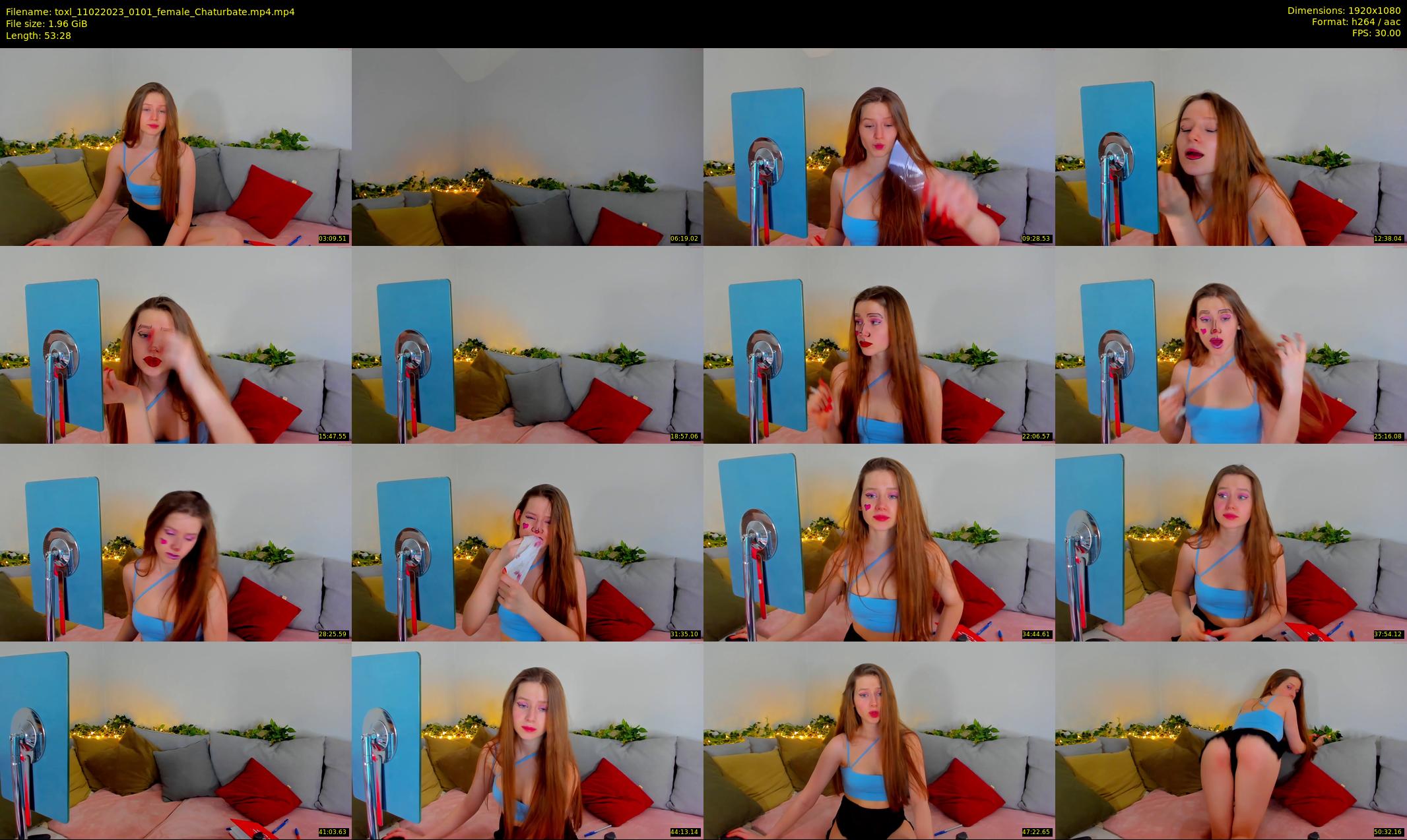 toxl — 54 minute Chaturbate female cam show recording, 1080p, Feb 11, 2023