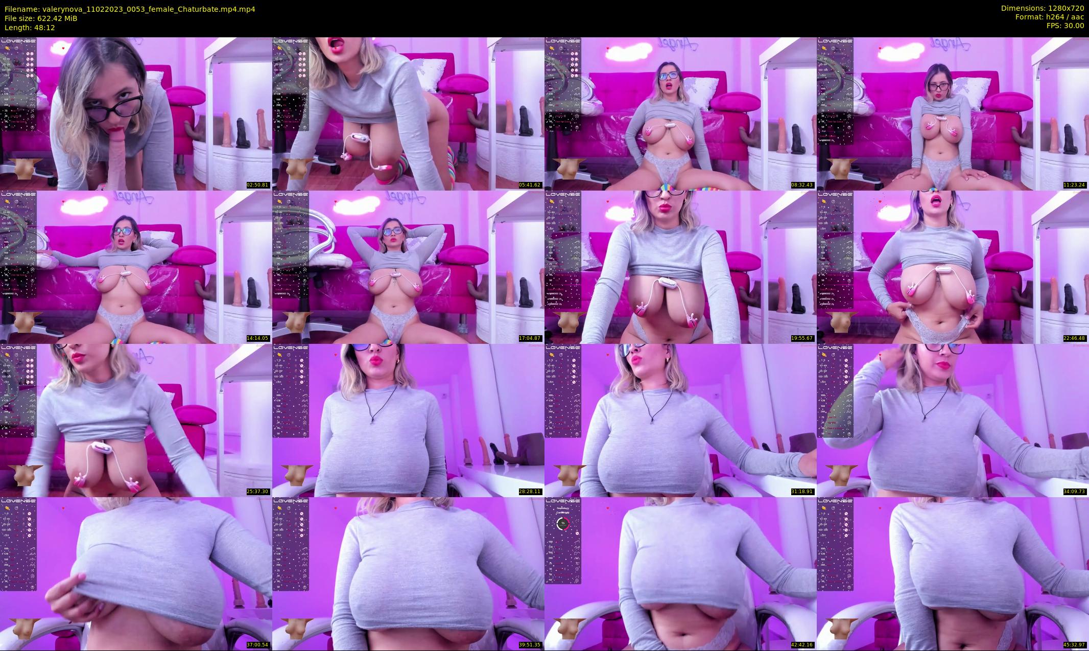 valerynova — 49 minute Chaturbate female cam show recording, 720p, Feb 11, 2023