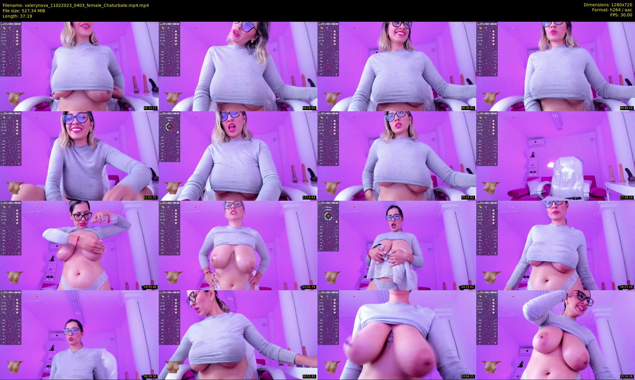 valerynova — 38 minute Chaturbate female cam show recording, 720p, Feb 11, 2023