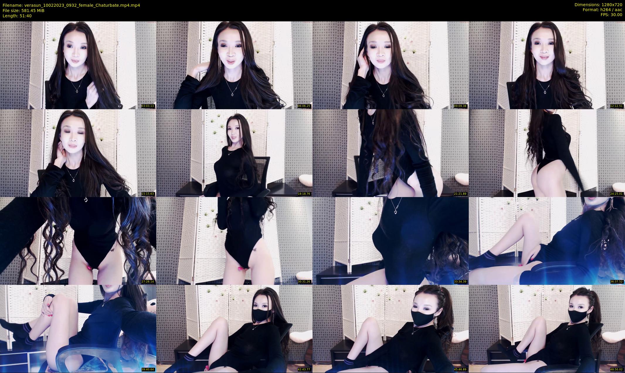 verasun — 52 minute Chaturbate female cam show recording, 720p, Feb 10, 2023