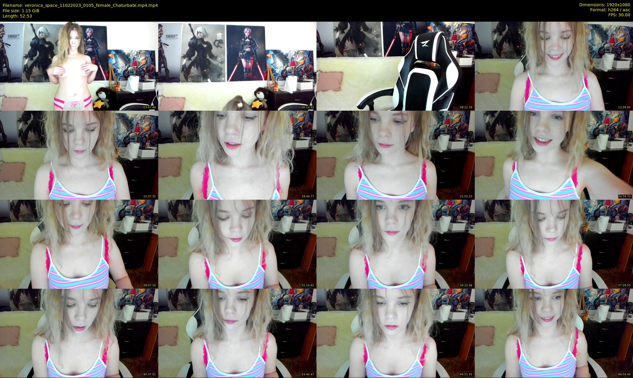 veronica_space — 53 minute Chaturbate female cam show recording, 1080p, Feb 11, 2023