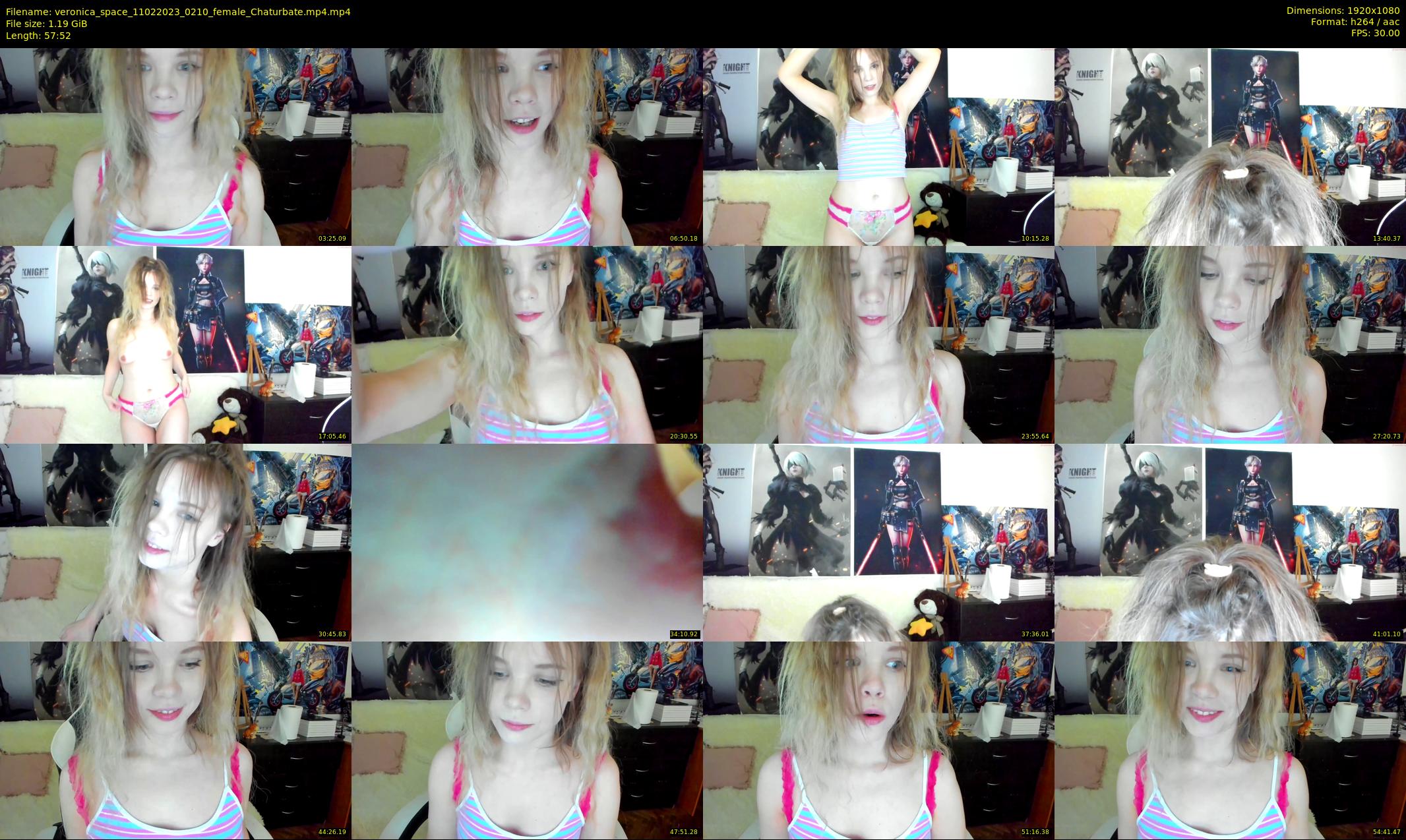 veronica_space — 58 minute Chaturbate female cam show recording, 1080p, Feb 11, 2023