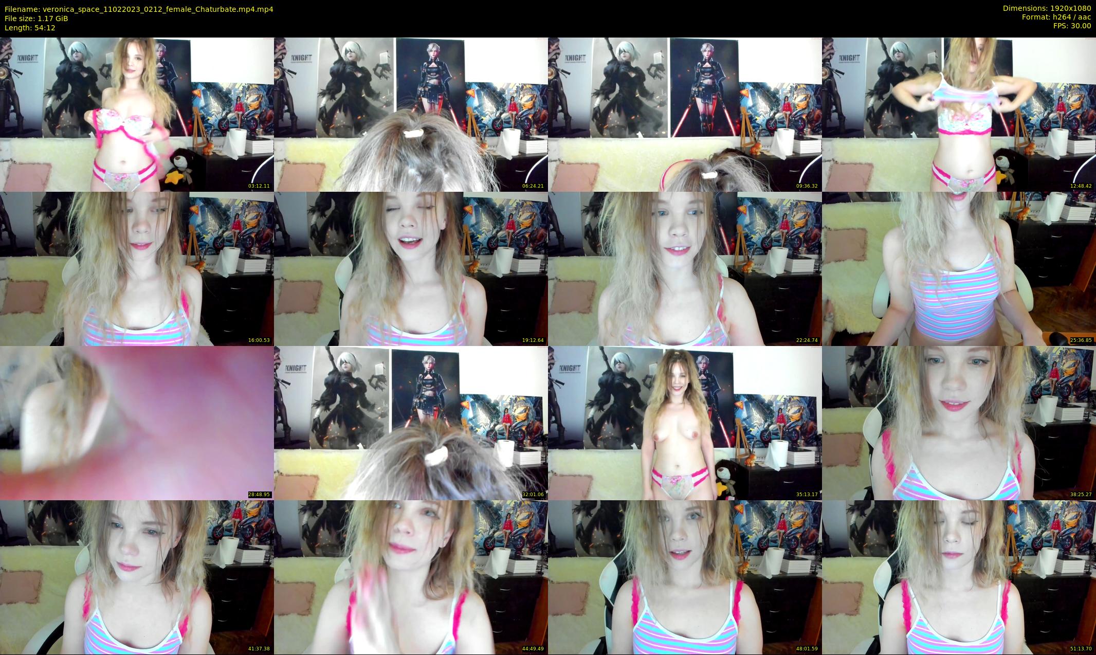 veronica_space — 55 minute Chaturbate female cam show recording, 1080p, Feb 11, 2023