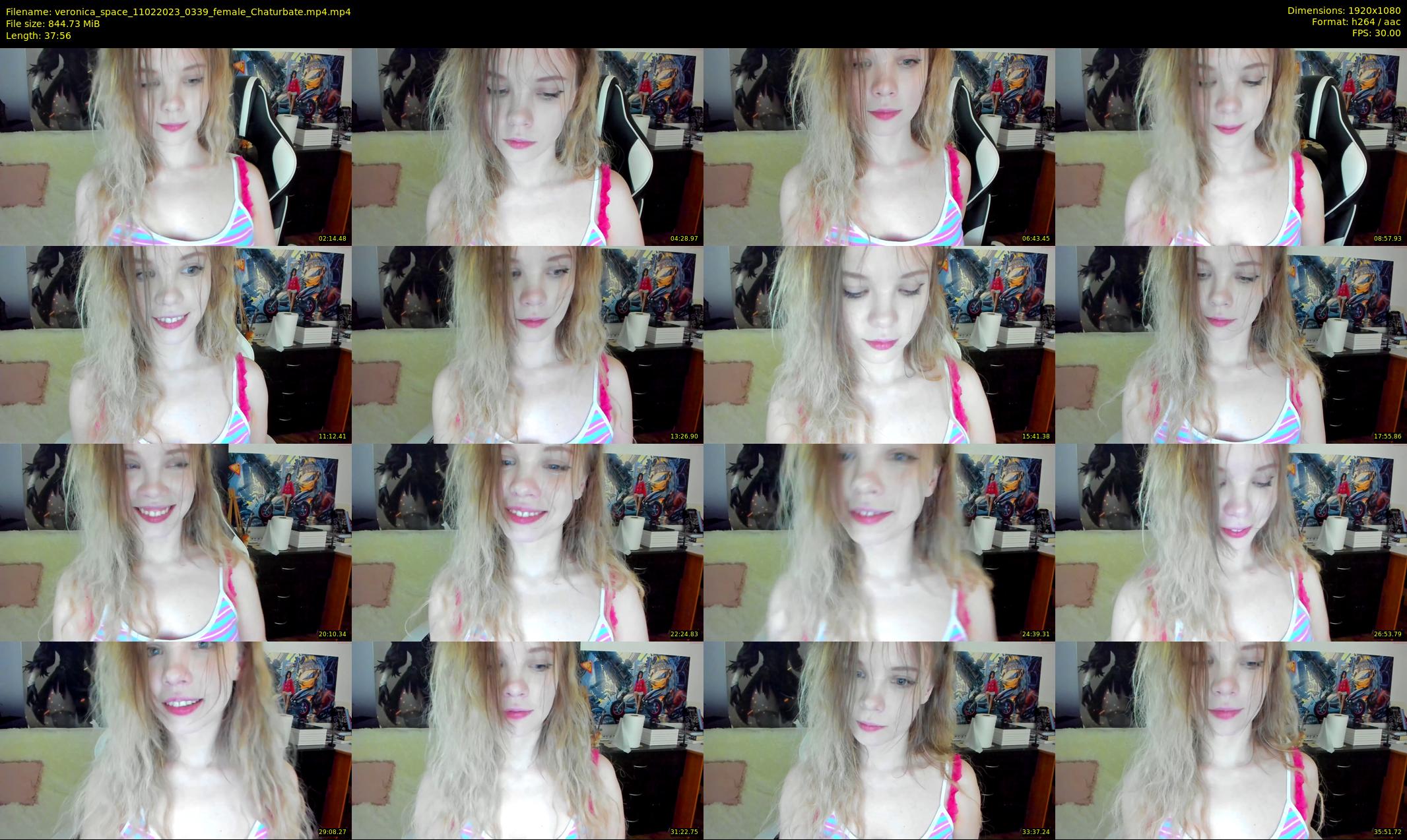 veronica_space — 38 minute Chaturbate female cam show recording, 1080p, Feb 11, 2023