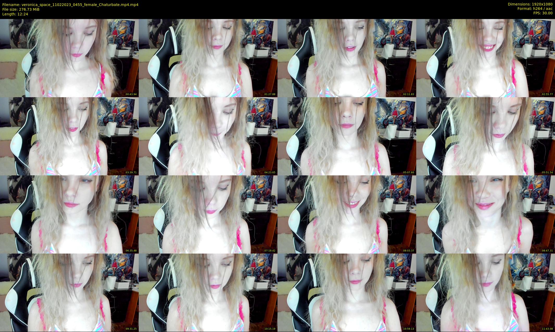 veronica_space — 13 minute Chaturbate female cam show recording, 1080p, Feb 11, 2023