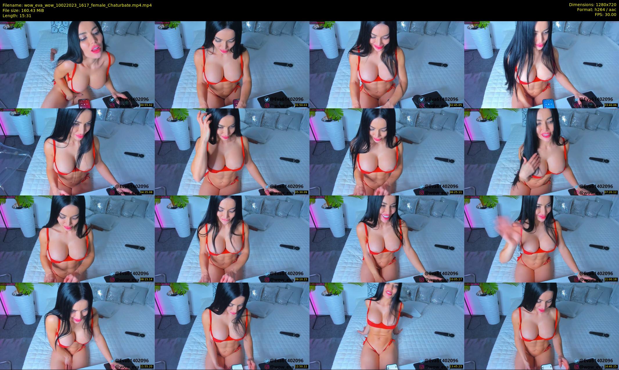 wow_eva_wow — 16 minute Chaturbate female cam show recording, 720p, Feb 10, 2023