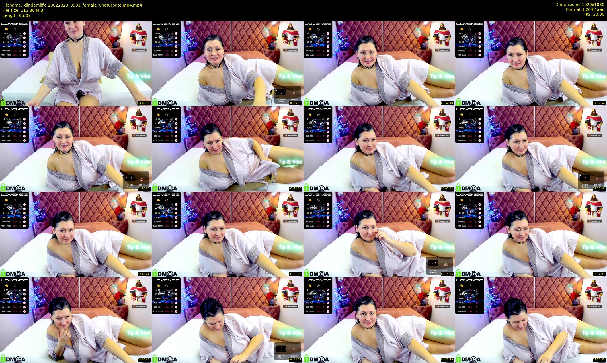 xlindamilfx — 6 minute Chaturbate female cam show recording, 1080p, Feb 10, 2023