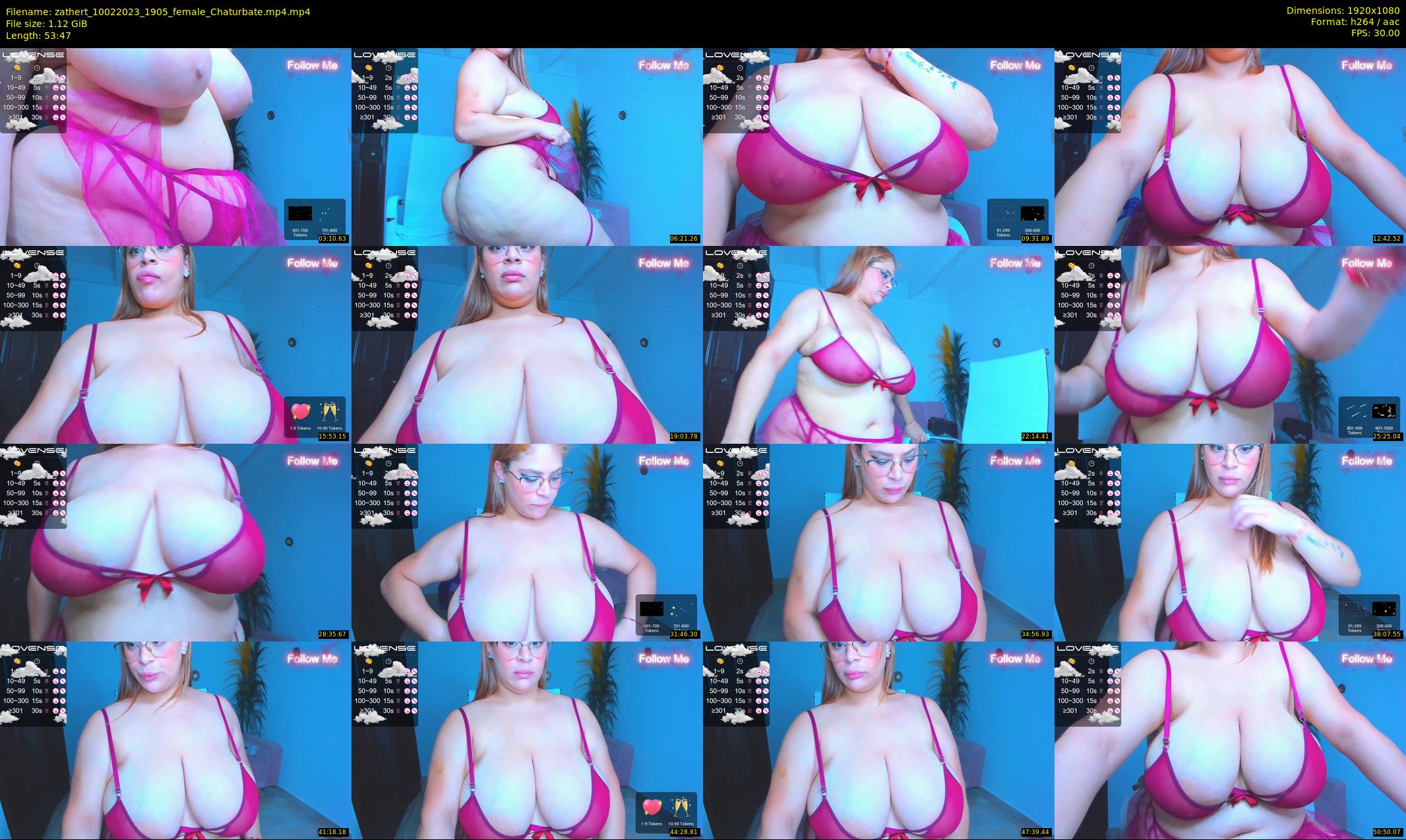 zathert — 54 minute Chaturbate female cam show recording, 1080p, Feb 10, 2023