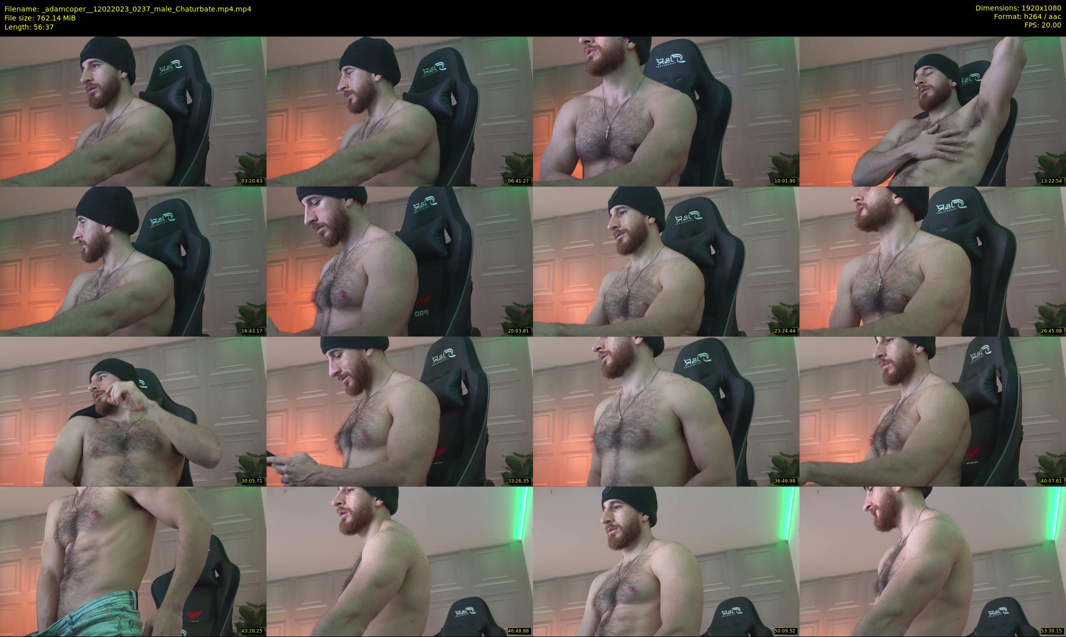 _adamcoper_ — 57 minute Chaturbate male cam show recording, 1080p, Feb 12, 2023