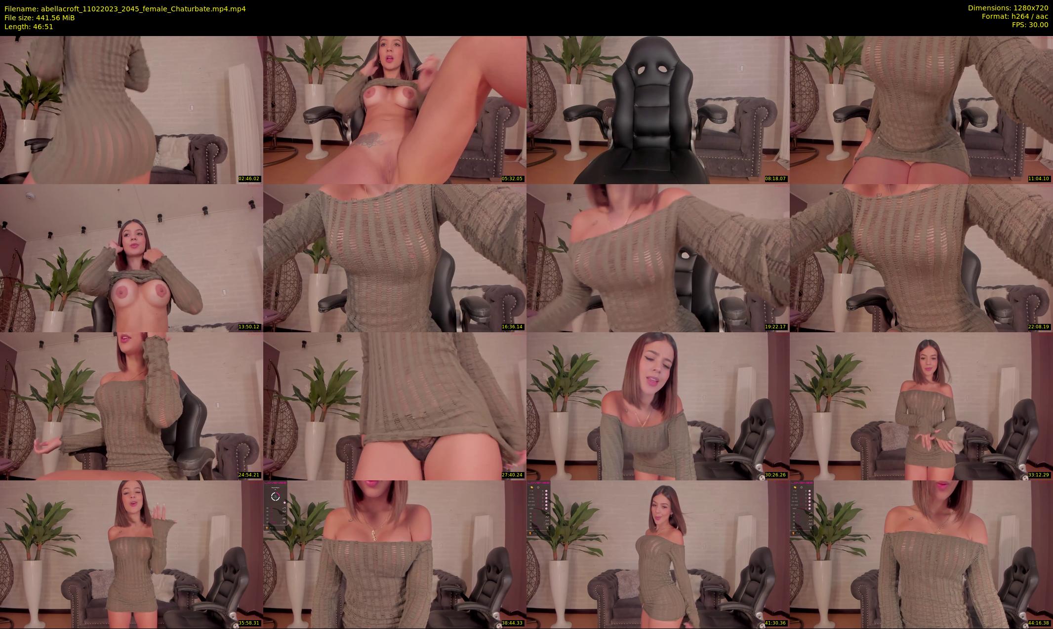 abellacroft — 47 minute Chaturbate female cam show recording, 720p, Feb 11, 2023