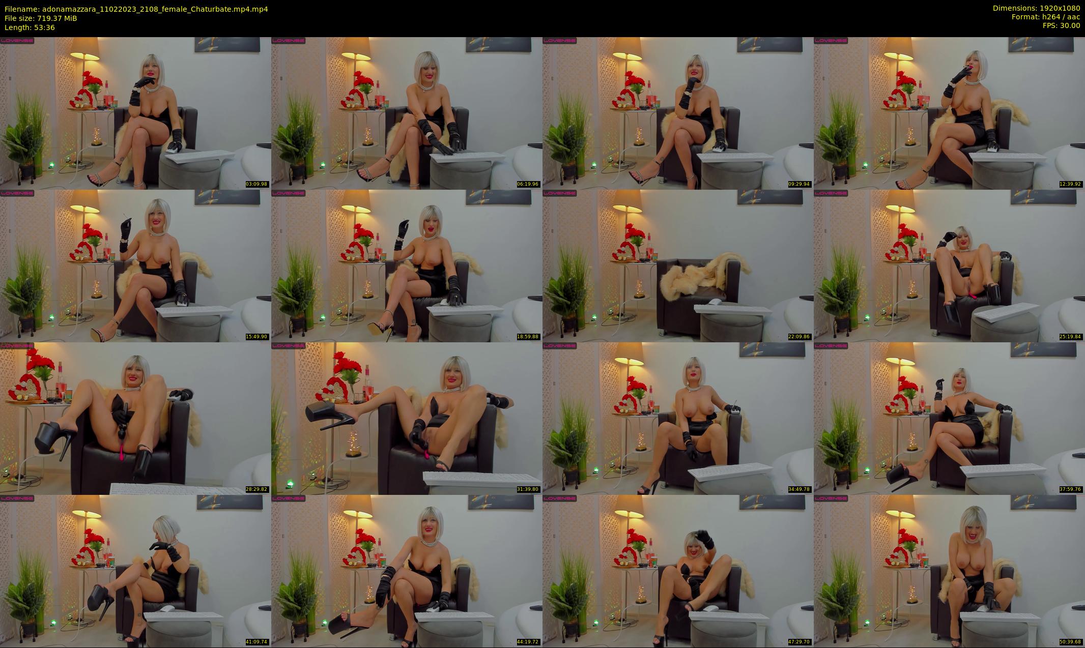 adonamazzara — 54 minute Chaturbate female cam show recording, 1080p, Feb 11, 2023