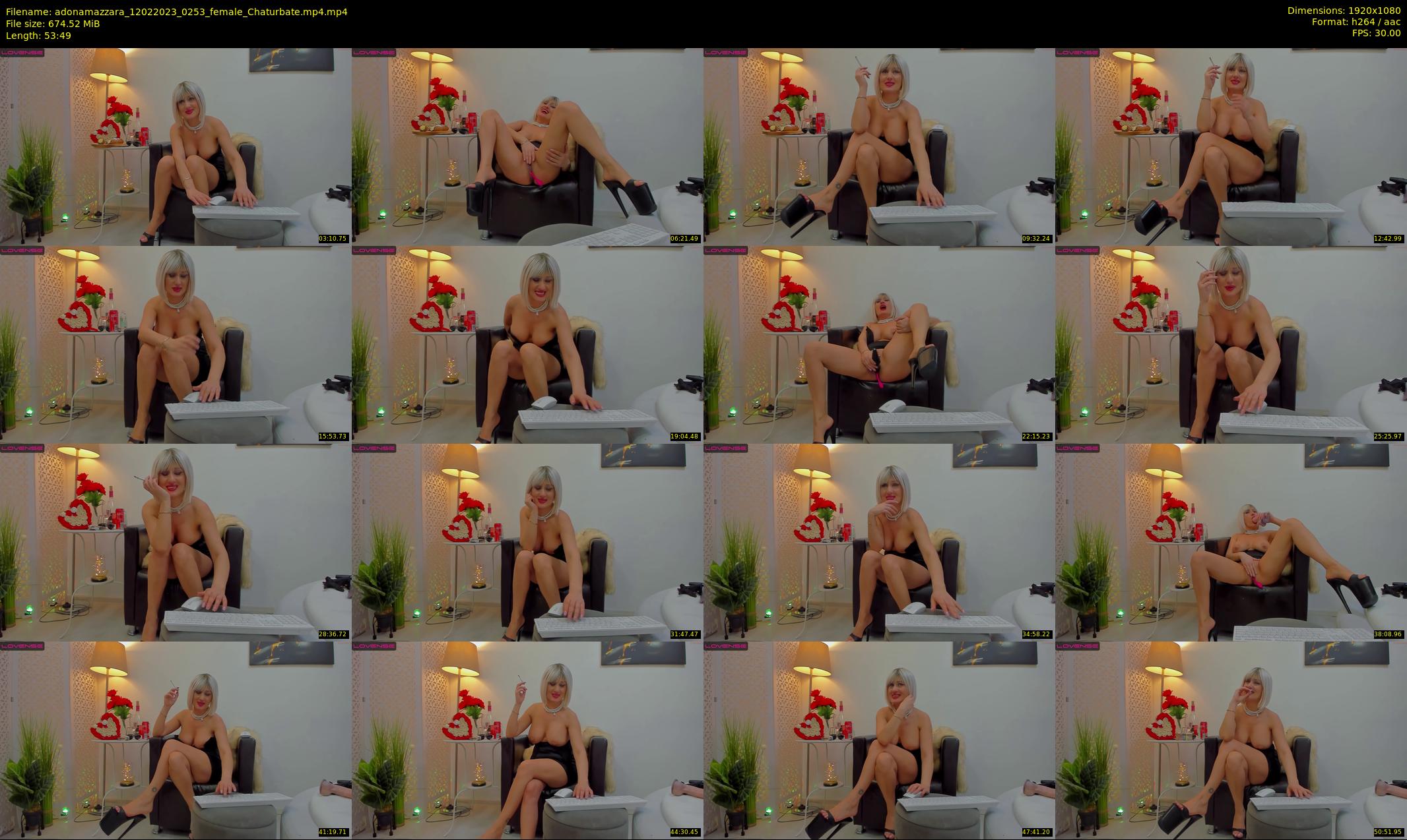 adonamazzara — 54 minute Chaturbate female cam show recording, 1080p, Feb 12, 2023