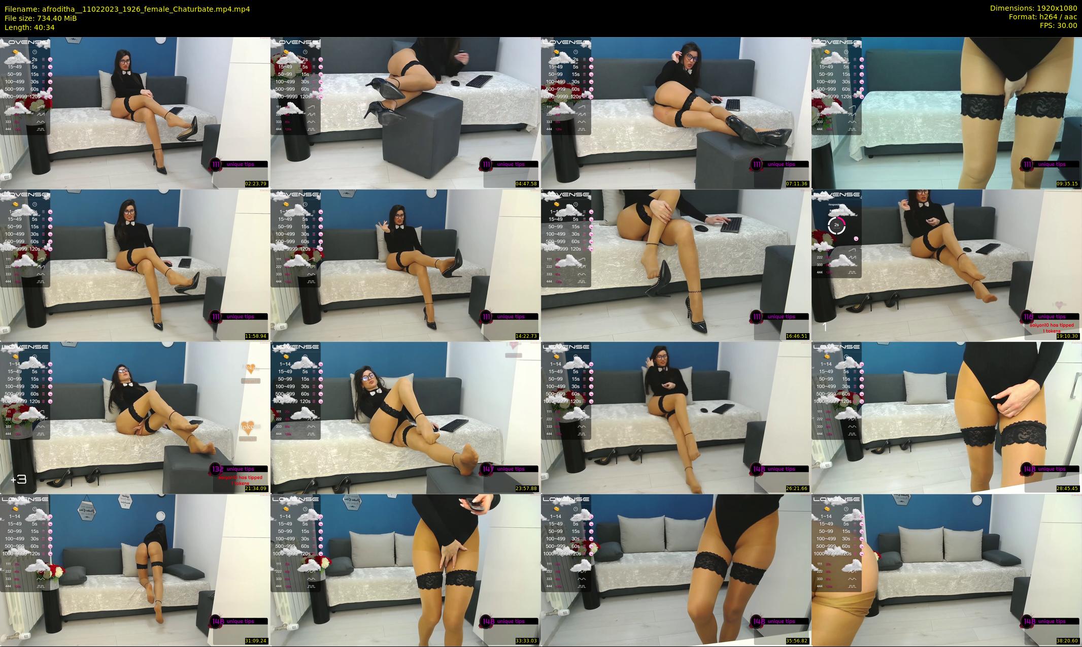 afroditha_ — 41 minute Chaturbate female cam show recording, 1080p, Feb 11, 2023