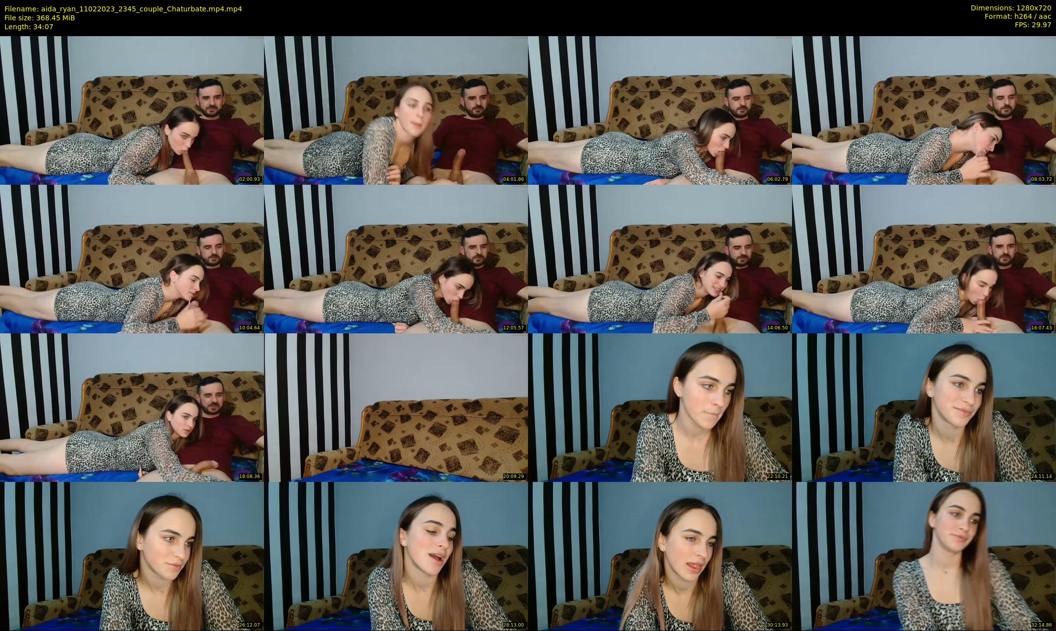 aida_ryan — 35 minute Chaturbate couple cam show recording, 720p, Feb 11, 2023