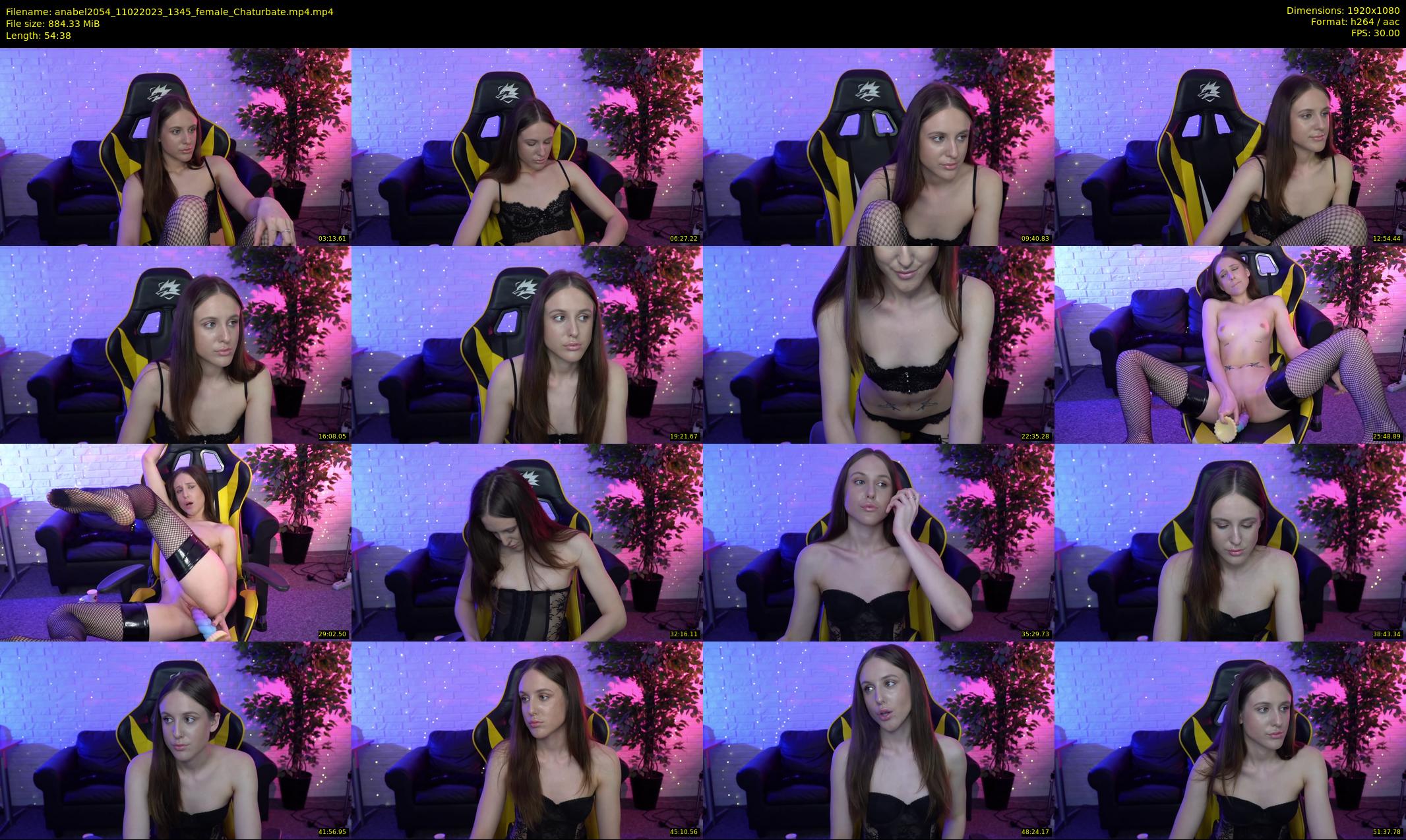 anabel2054 — 55 minute Chaturbate female cam show recording, 1080p, Feb 11, 2023