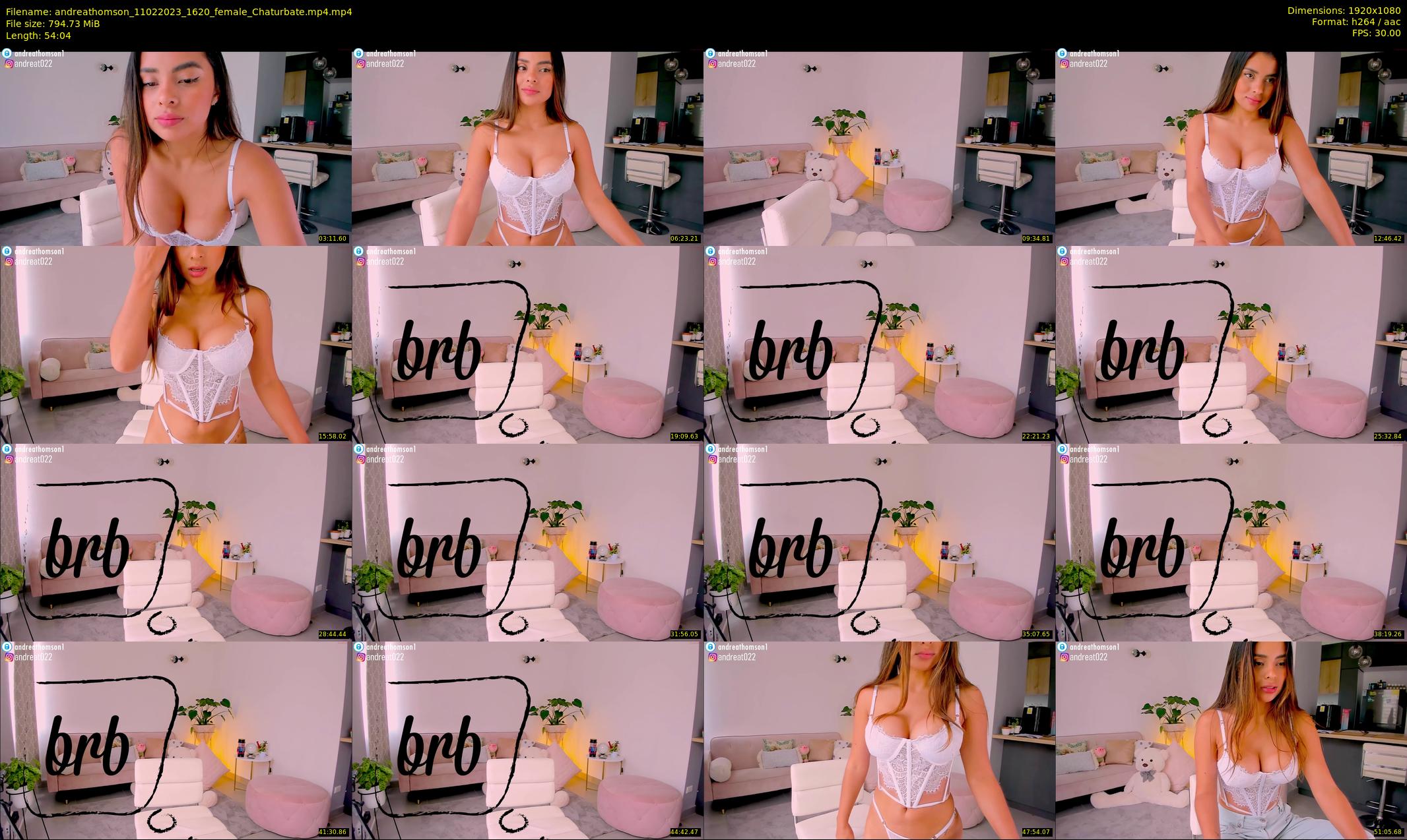 andreathomson — 55 minute Chaturbate female cam show recording, 1080p, Feb 11, 2023