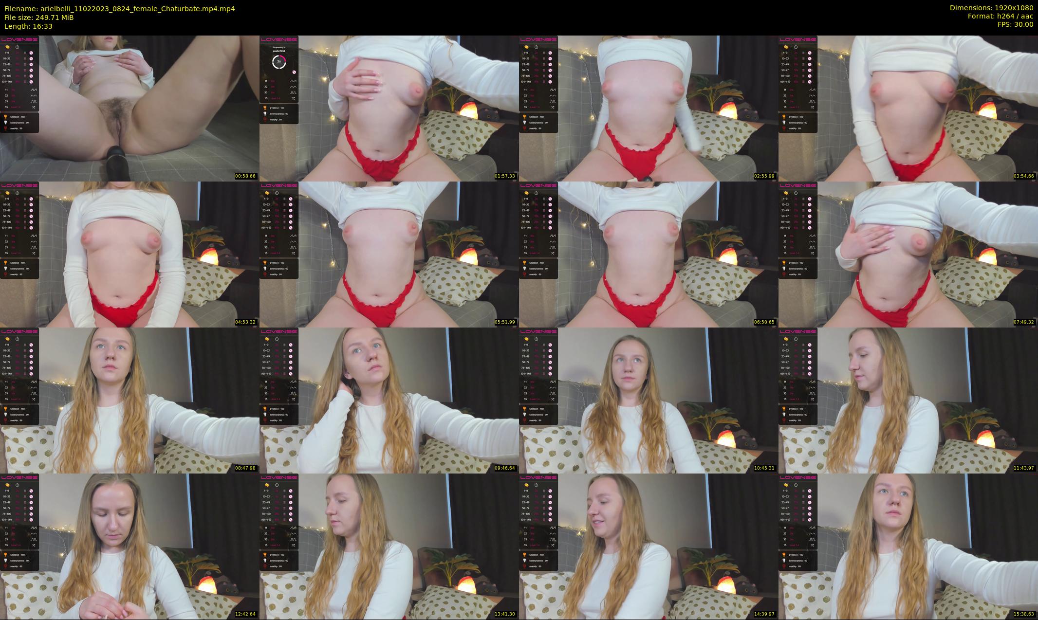 arielbelli — 17 minute Chaturbate female cam show recording, 1080p, Feb 11, 2023