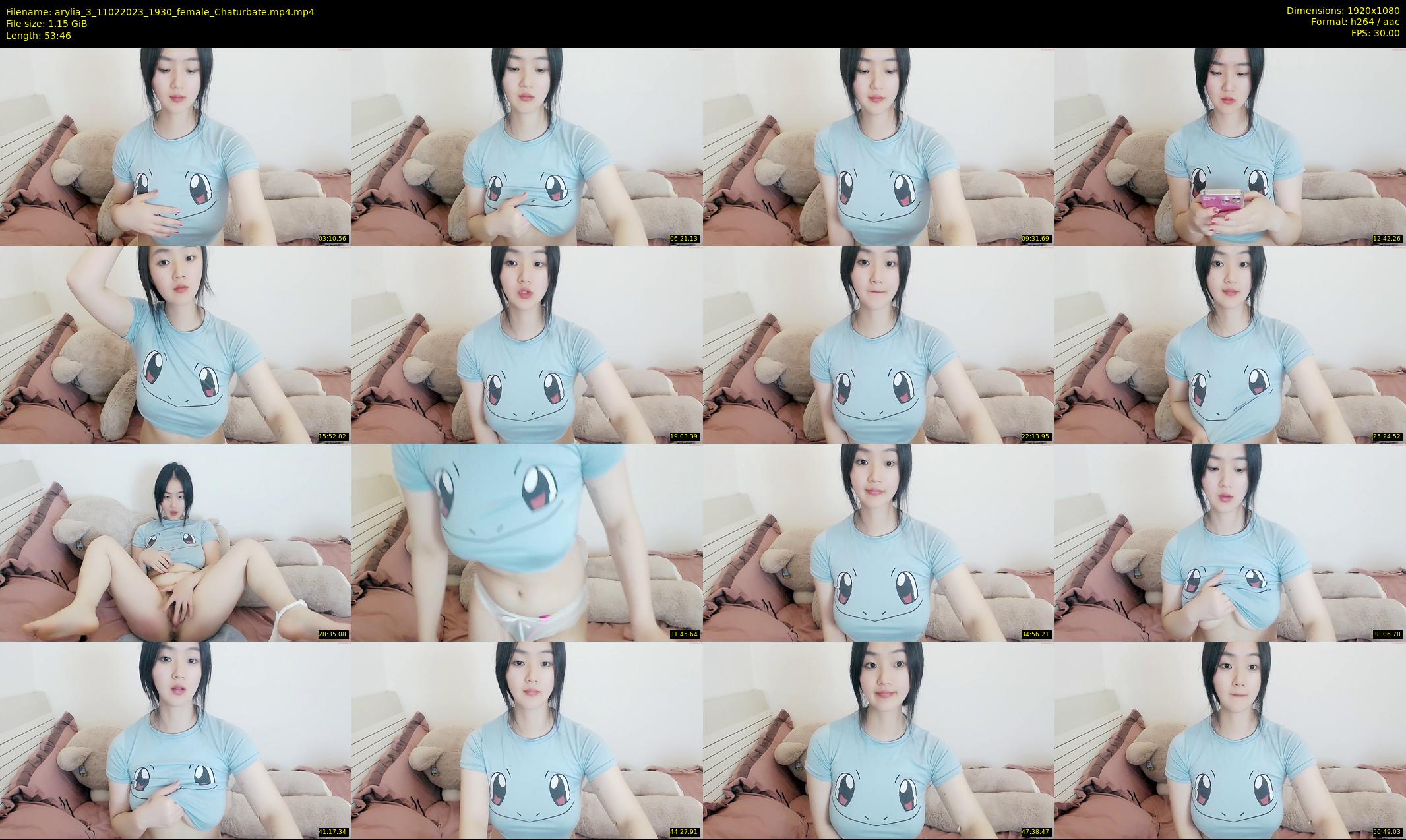 arylia_3 — 54 minute Chaturbate female cam show recording, 1080p, Feb 11, 2023
