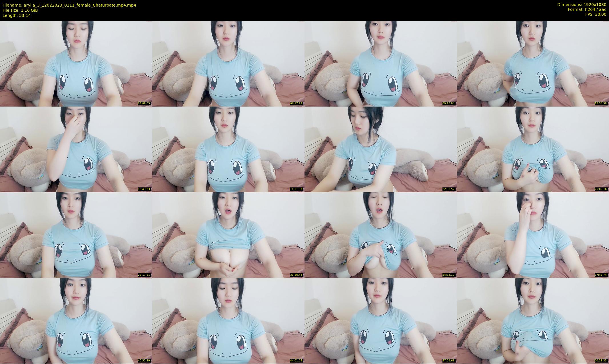 arylia_3 — 54 minute Chaturbate female cam show recording, 1080p, Feb 12, 2023