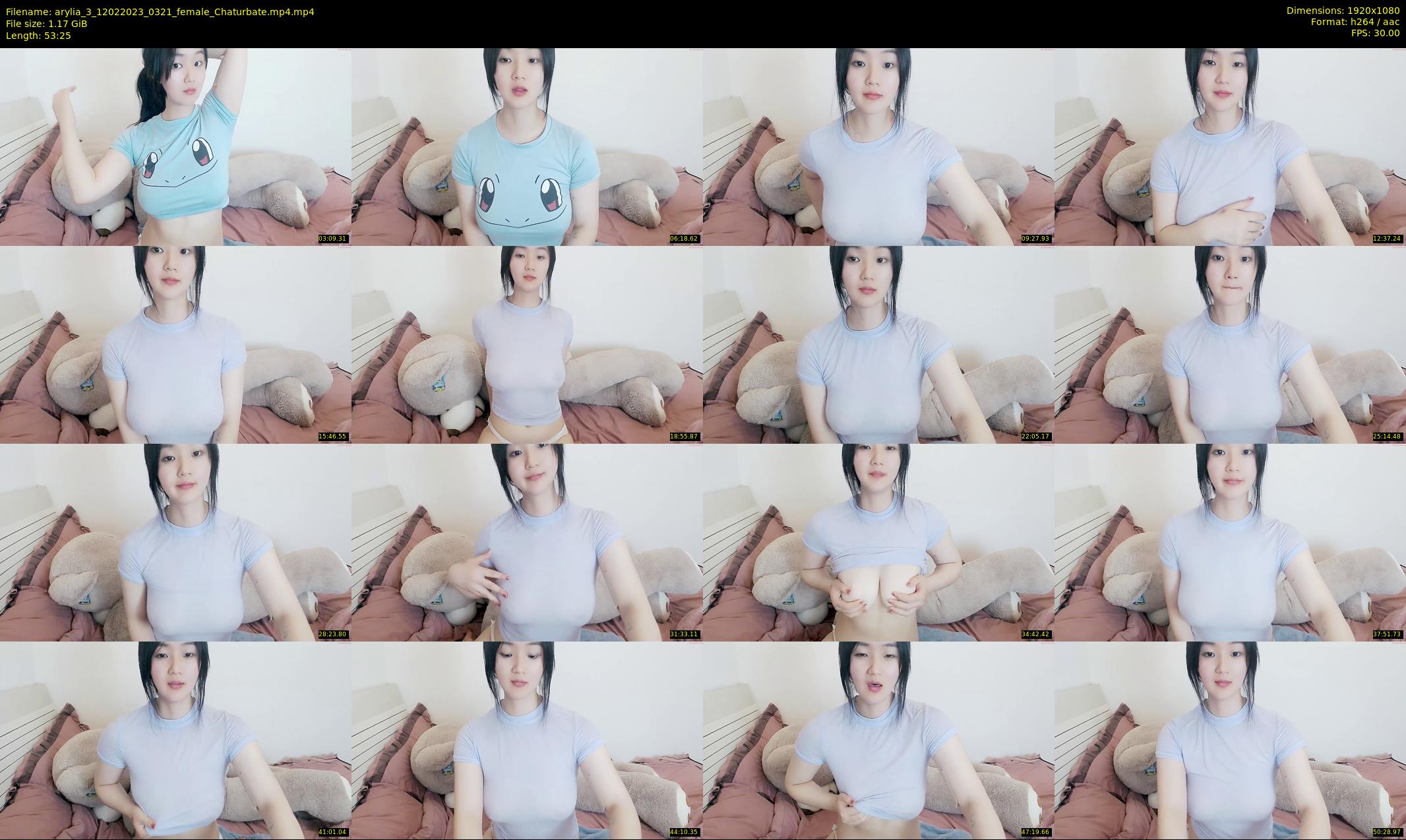 arylia_3 — 54 minute Chaturbate female cam show recording, 1080p, Feb 12, 2023