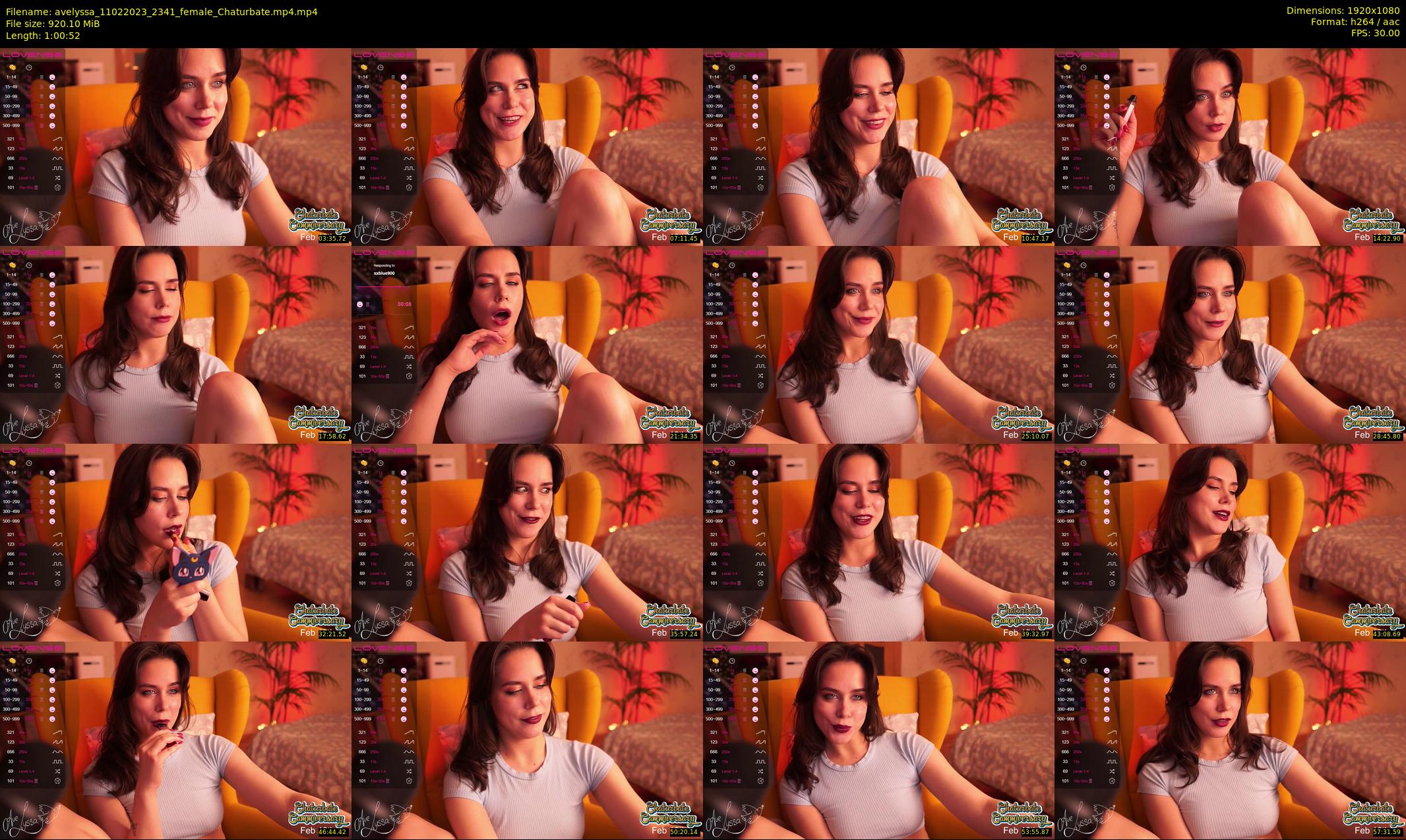 avelyssa — 61 minute Chaturbate female cam show recording, 1080p, Feb 11, 2023