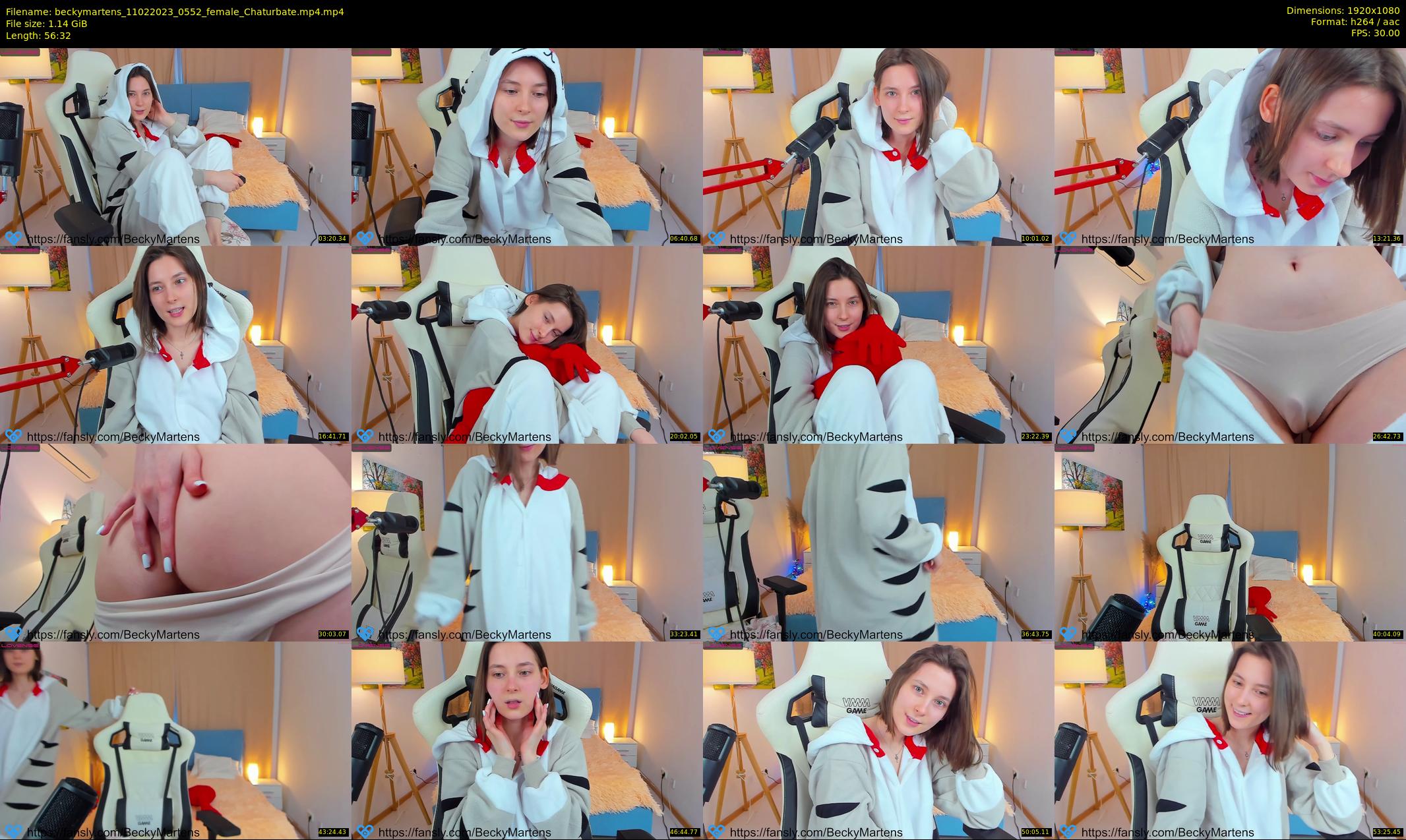 beckymartens — 57 minute Chaturbate female cam show recording, 1080p, Feb 11, 2023