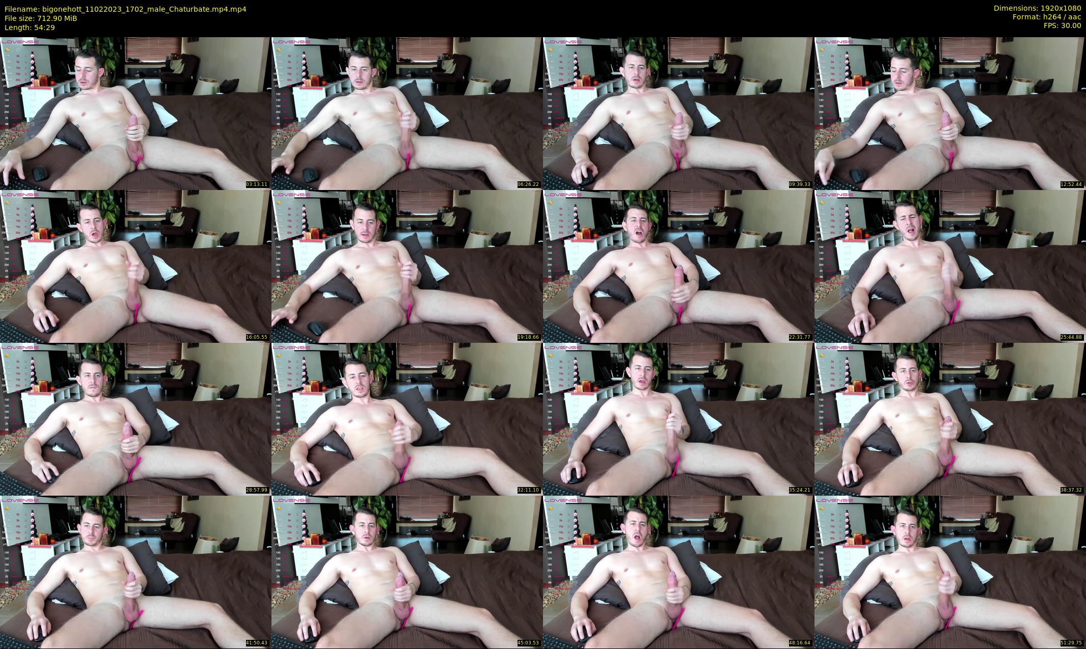 bigonehott — 55 minute Chaturbate male cam show recording, 1080p, Feb 11, 2023