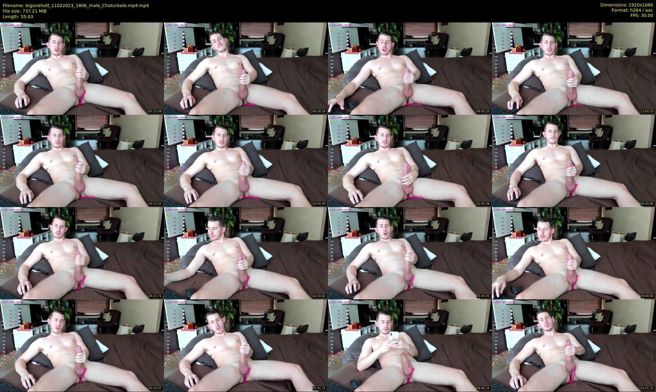 bigonehott — 56 minute Chaturbate male cam show recording, 1080p, Feb 11, 2023