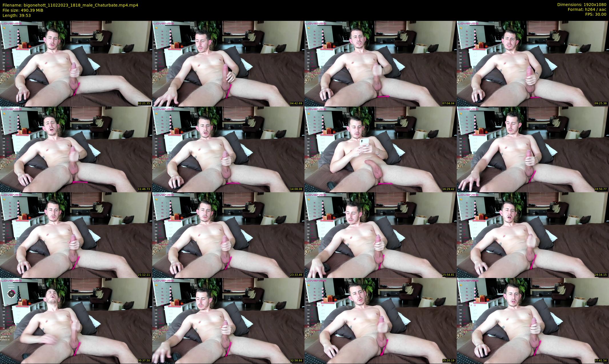 bigonehott — 40 minute Chaturbate male cam show recording, 1080p, Feb 11, 2023