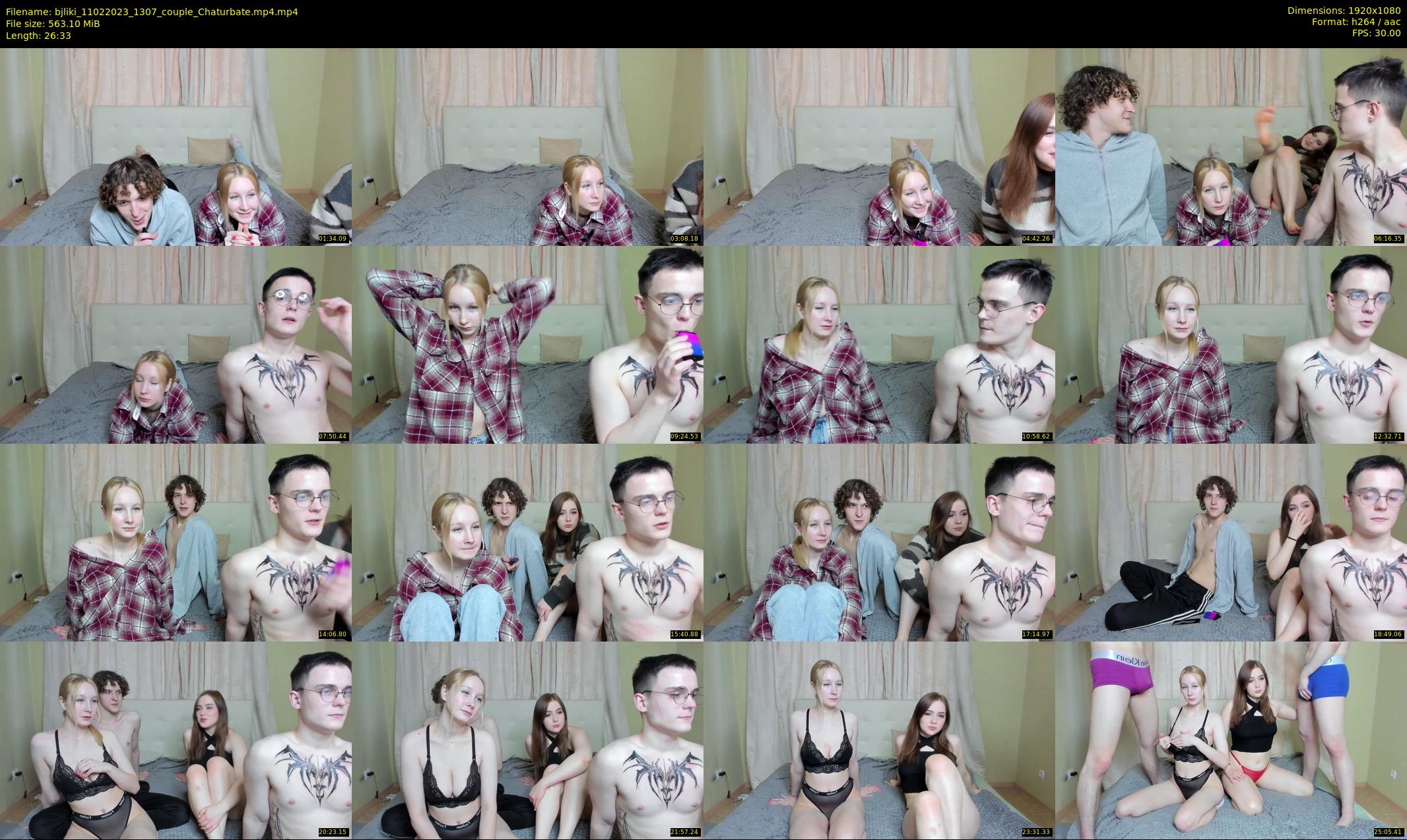 bjliki — 27 minute Chaturbate couple cam show recording, 1080p, Feb 11, 2023