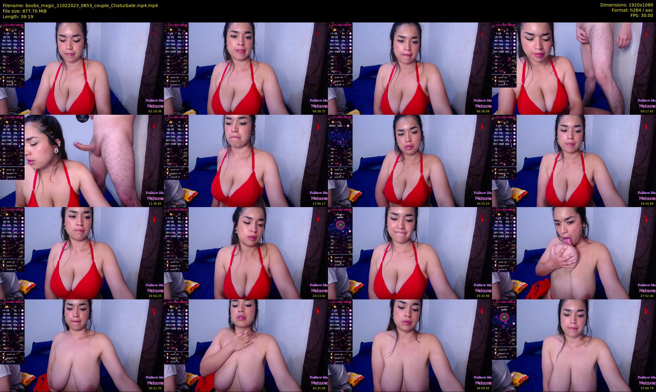 boobs_magic — 40 minute Chaturbate couple cam show recording, 1080p, Feb 11, 2023