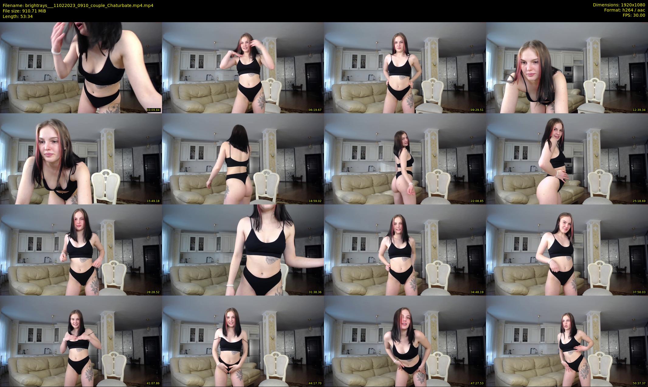 brightrays__ — 54 minute Chaturbate female cam show recording, 1080p, Feb 11, 2023