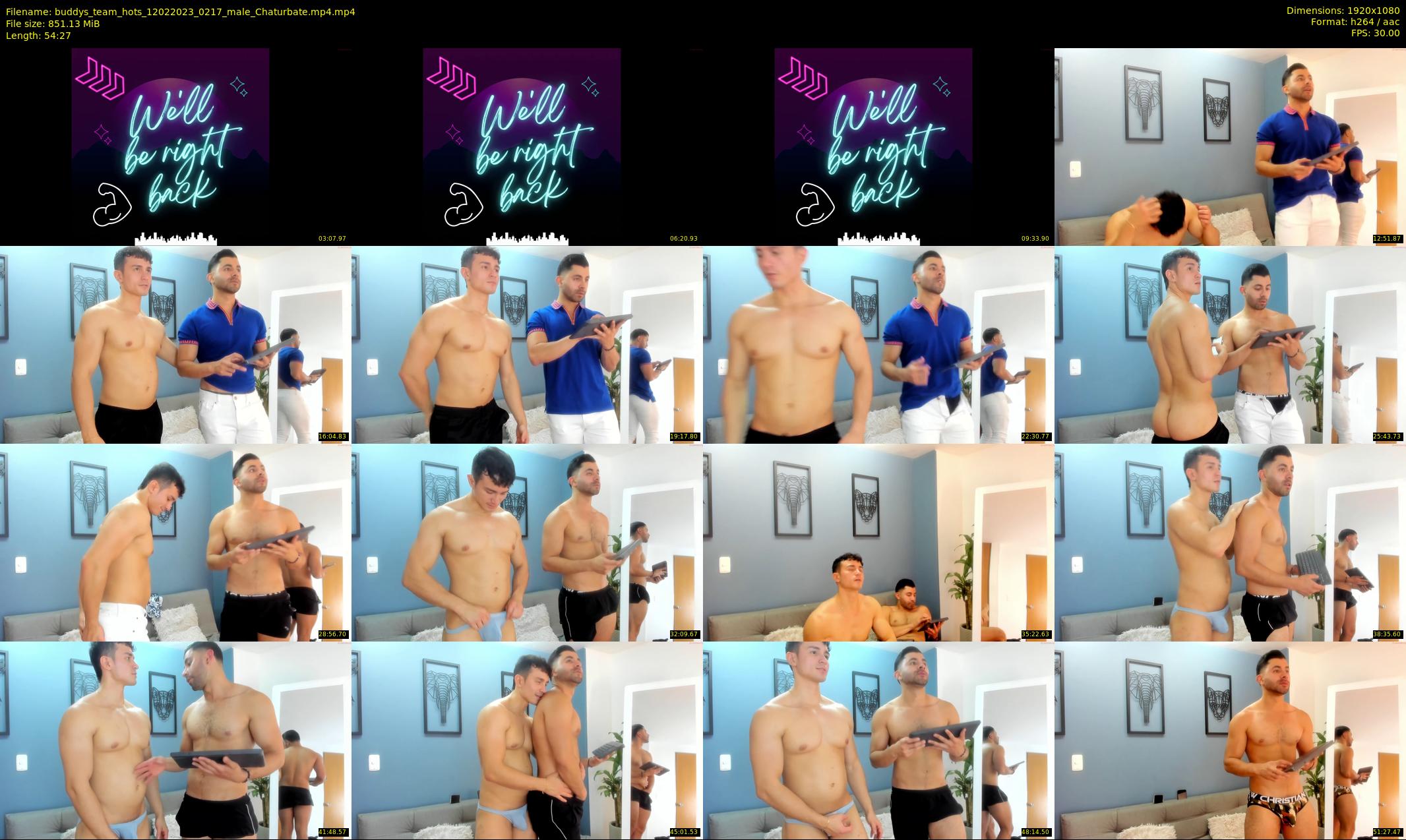 buddys_team_hots — 55 minute Chaturbate couple cam show recording, 1080p, Feb 12, 2023