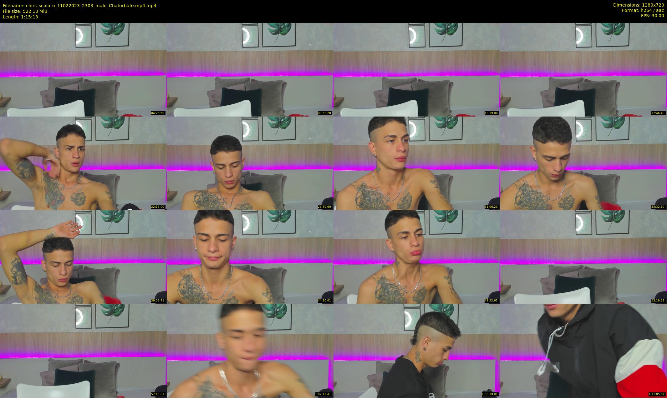 chris_scolaro — 76 minute Chaturbate male cam show recording, 720p, Feb 11, 2023