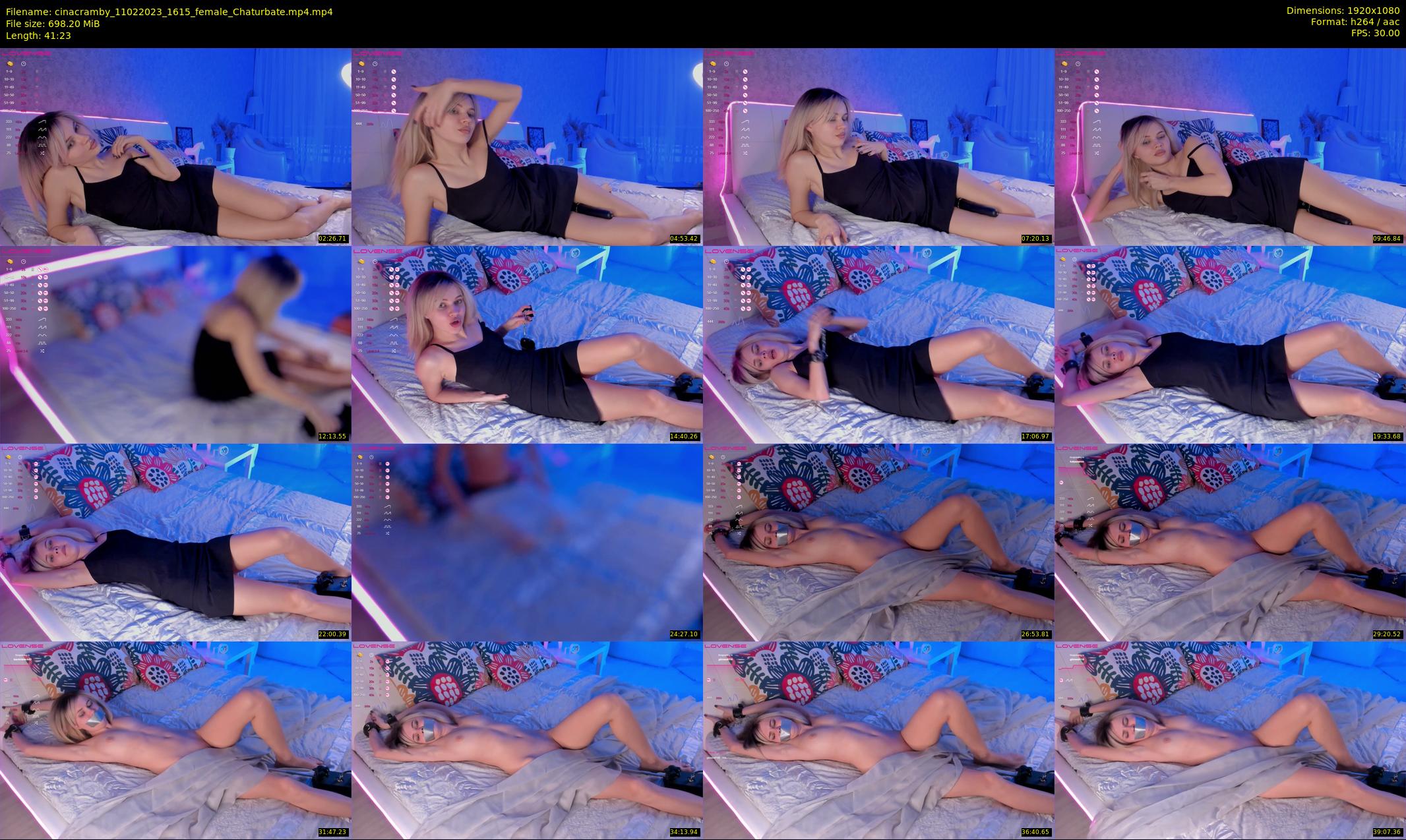 cinacramby — 42 minute Chaturbate female cam show recording, 1080p, Feb 11, 2023