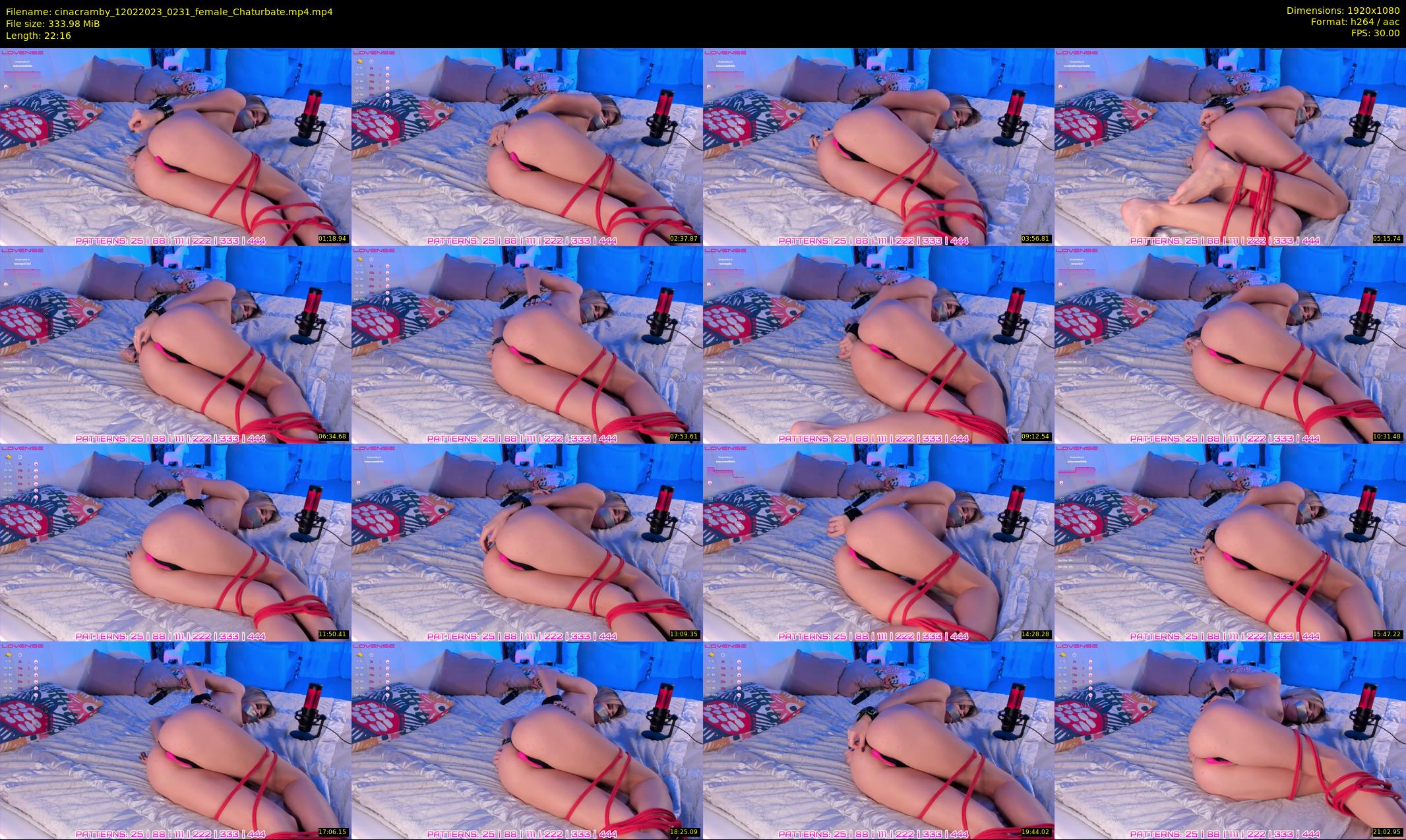 cinacramby — 23 minute Chaturbate female cam show recording, 1080p, Feb 12, 2023