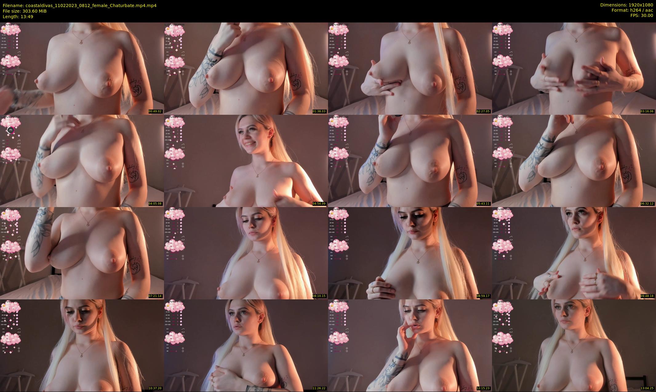 coastaldivas — 14 minute Chaturbate female cam show recording, 1080p, Feb 11, 2023