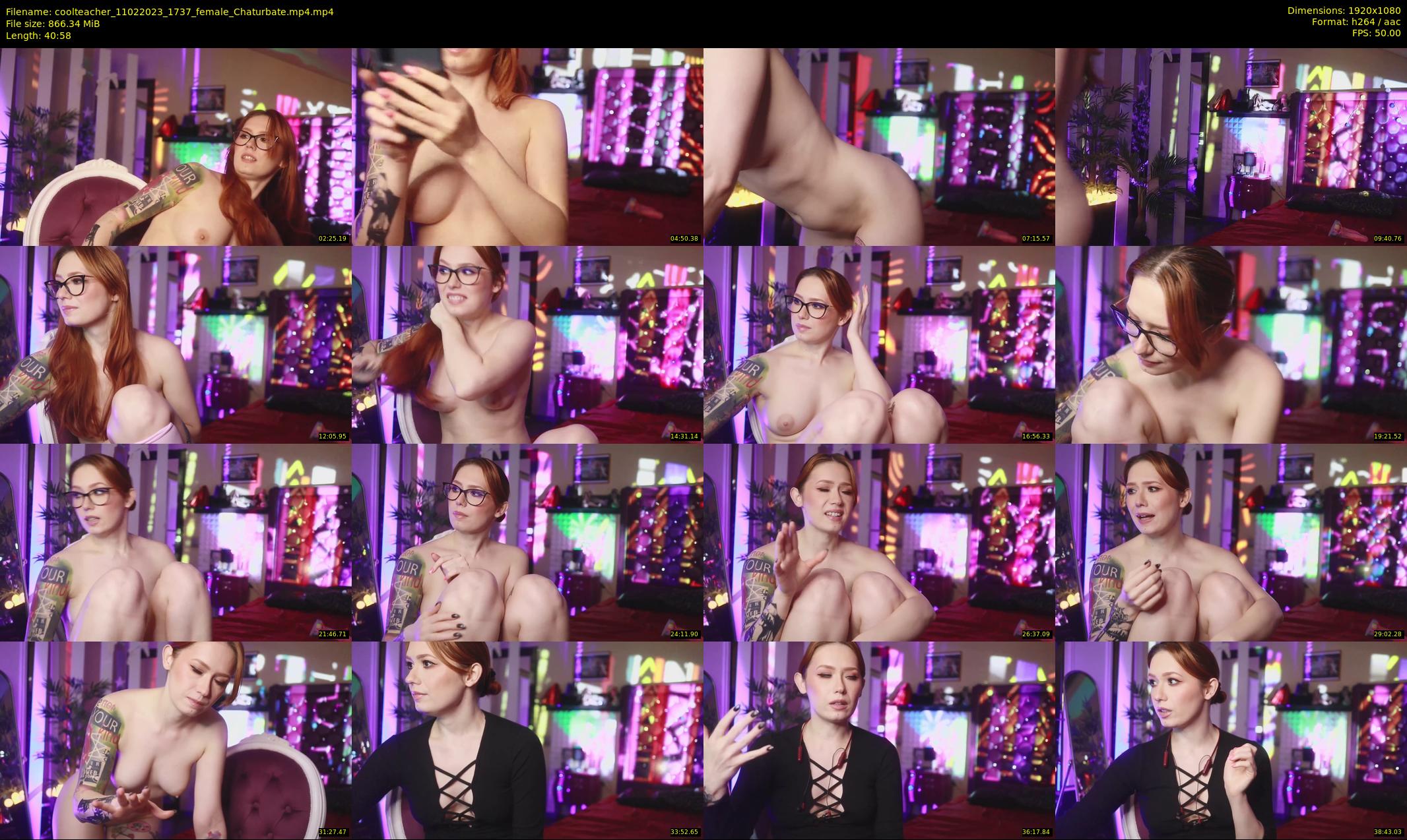 coolteacher — 41 minute Chaturbate female cam show recording, 1080p, Feb 11, 2023