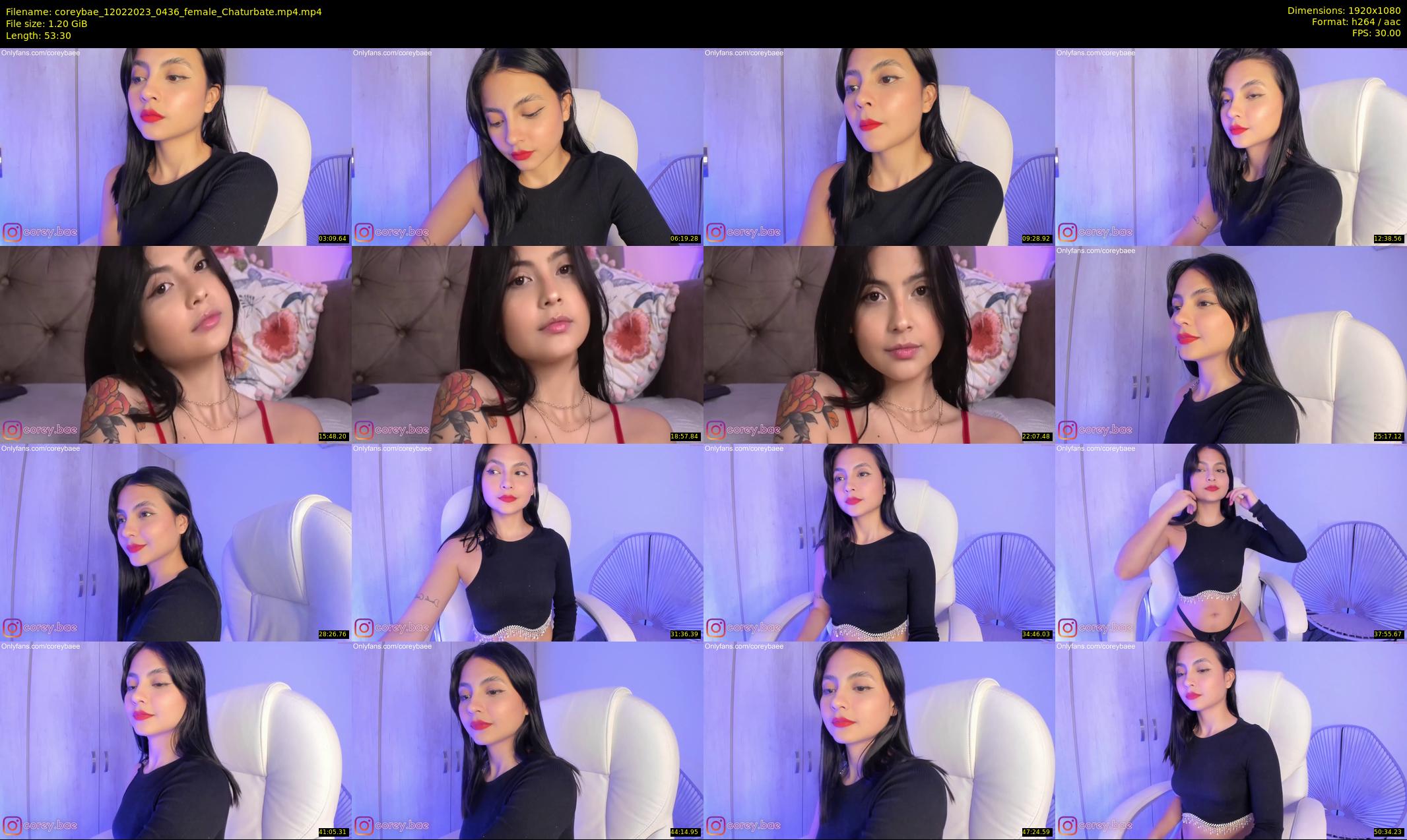 coreybae — 54 minute Chaturbate female cam show recording, 1080p, Feb 12, 2023