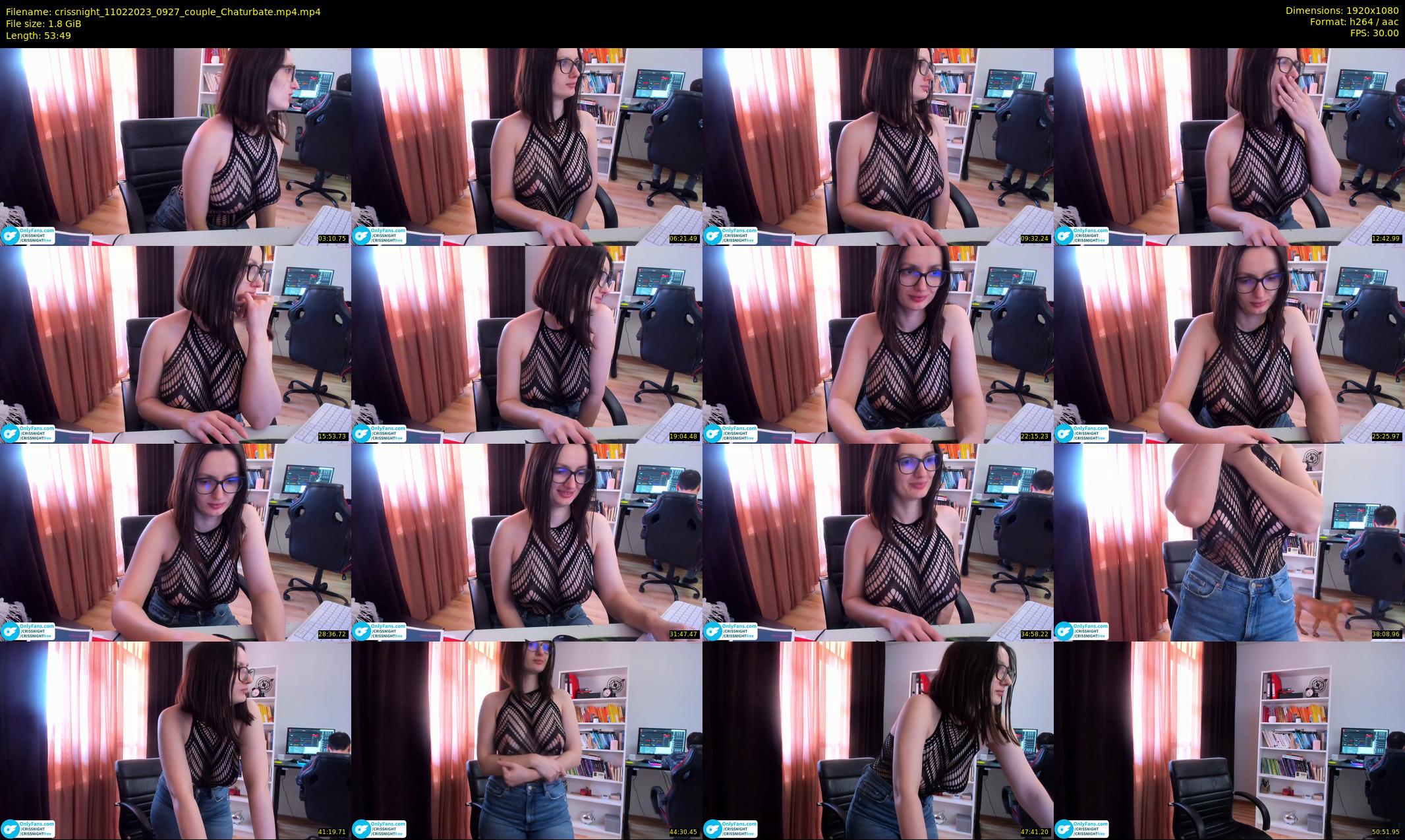 crissnight — 54 minute Chaturbate female cam show recording, 1080p, Feb 11, 2023