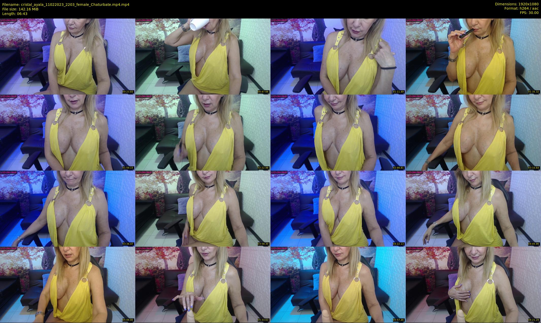 cristal_ayala — 7 minute Chaturbate female cam show recording, 1080p, Feb 11, 2023