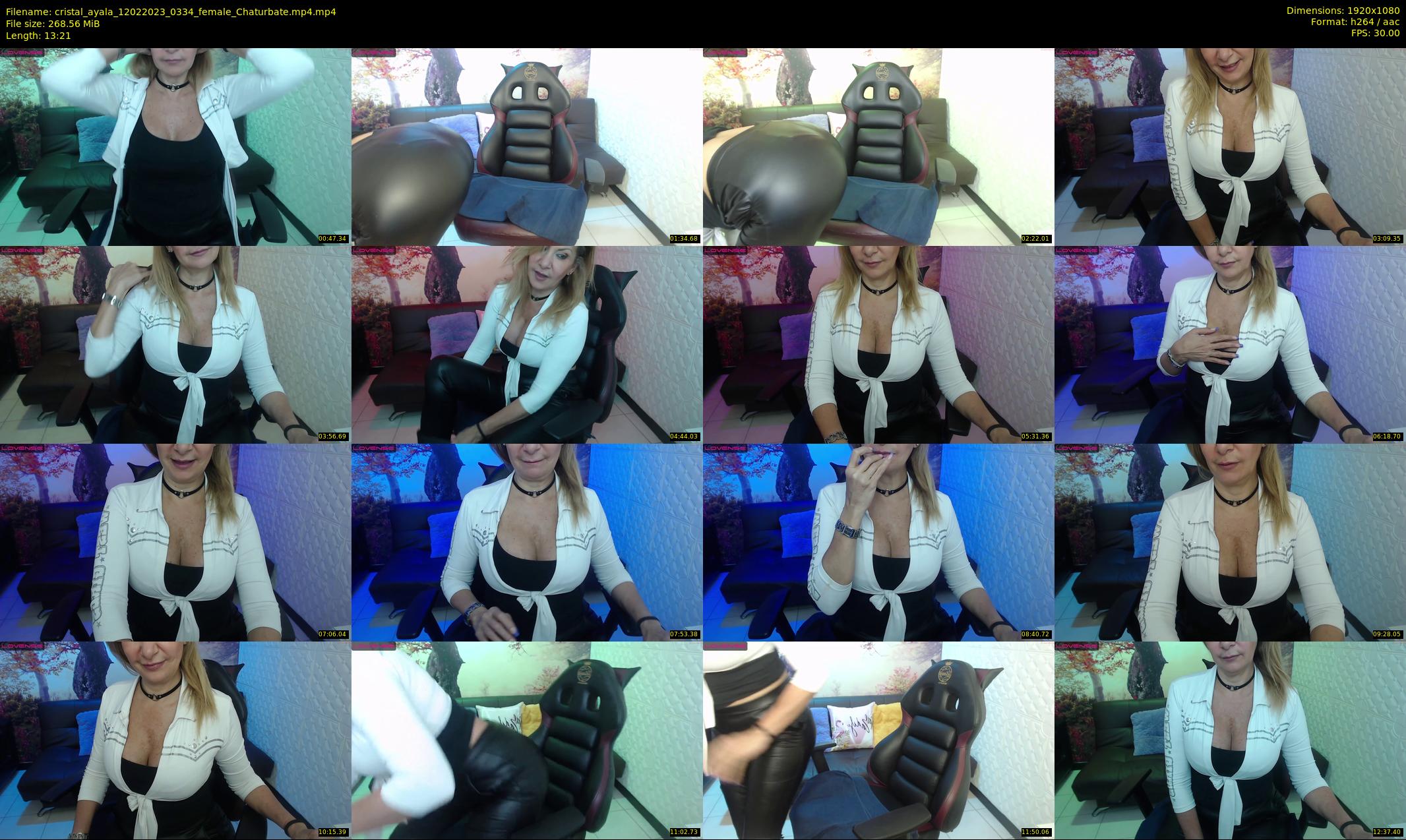 cristal_ayala — 14 minute Chaturbate female cam show recording, 1080p, Feb 12, 2023