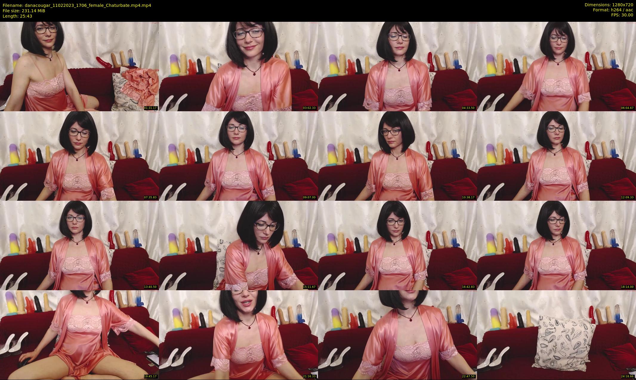 danacougar — 26 minute Chaturbate female cam show recording, 720p, Feb 11, 2023