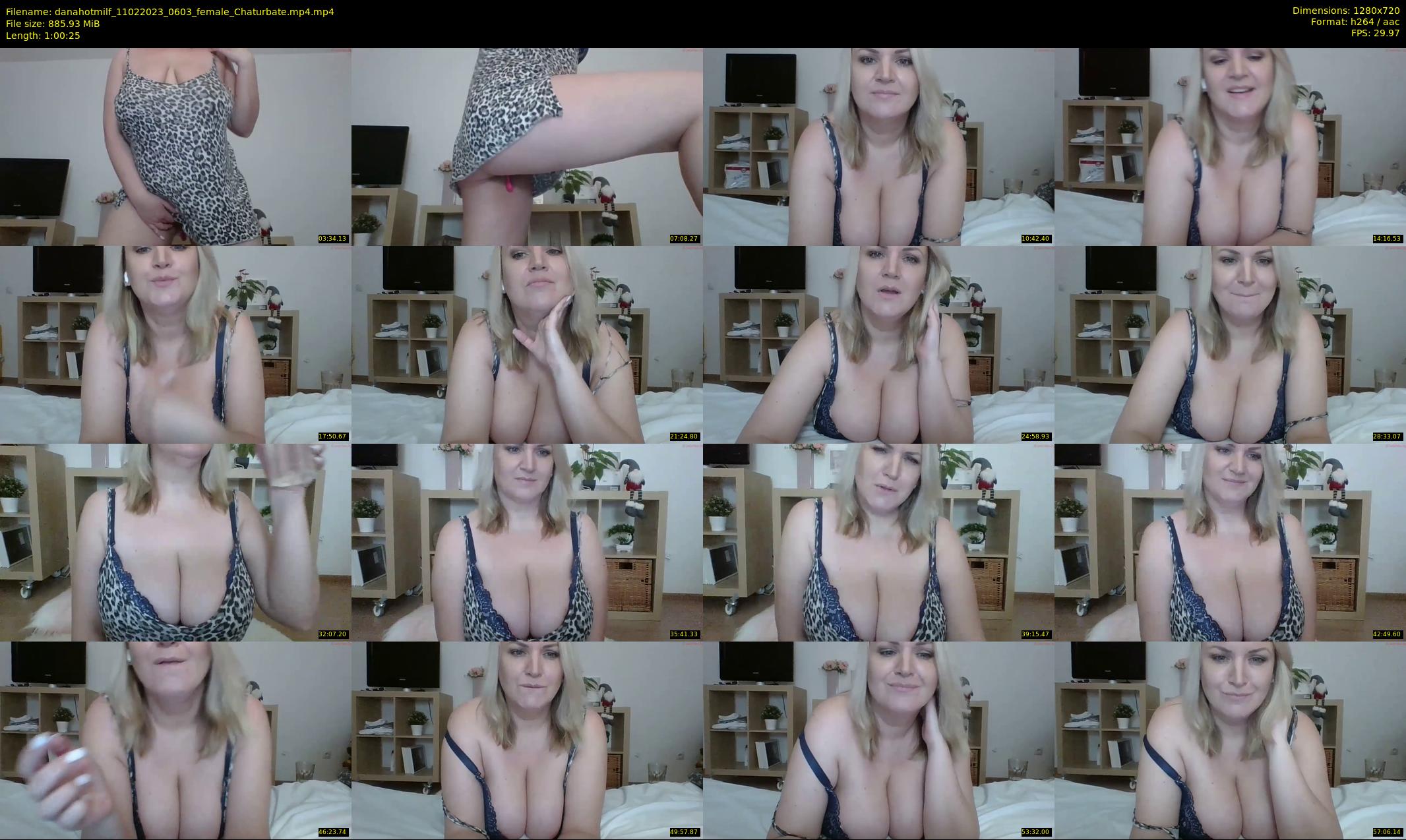danahotmilf — 61 minute Chaturbate female cam show recording, 720p, Feb 11, 2023