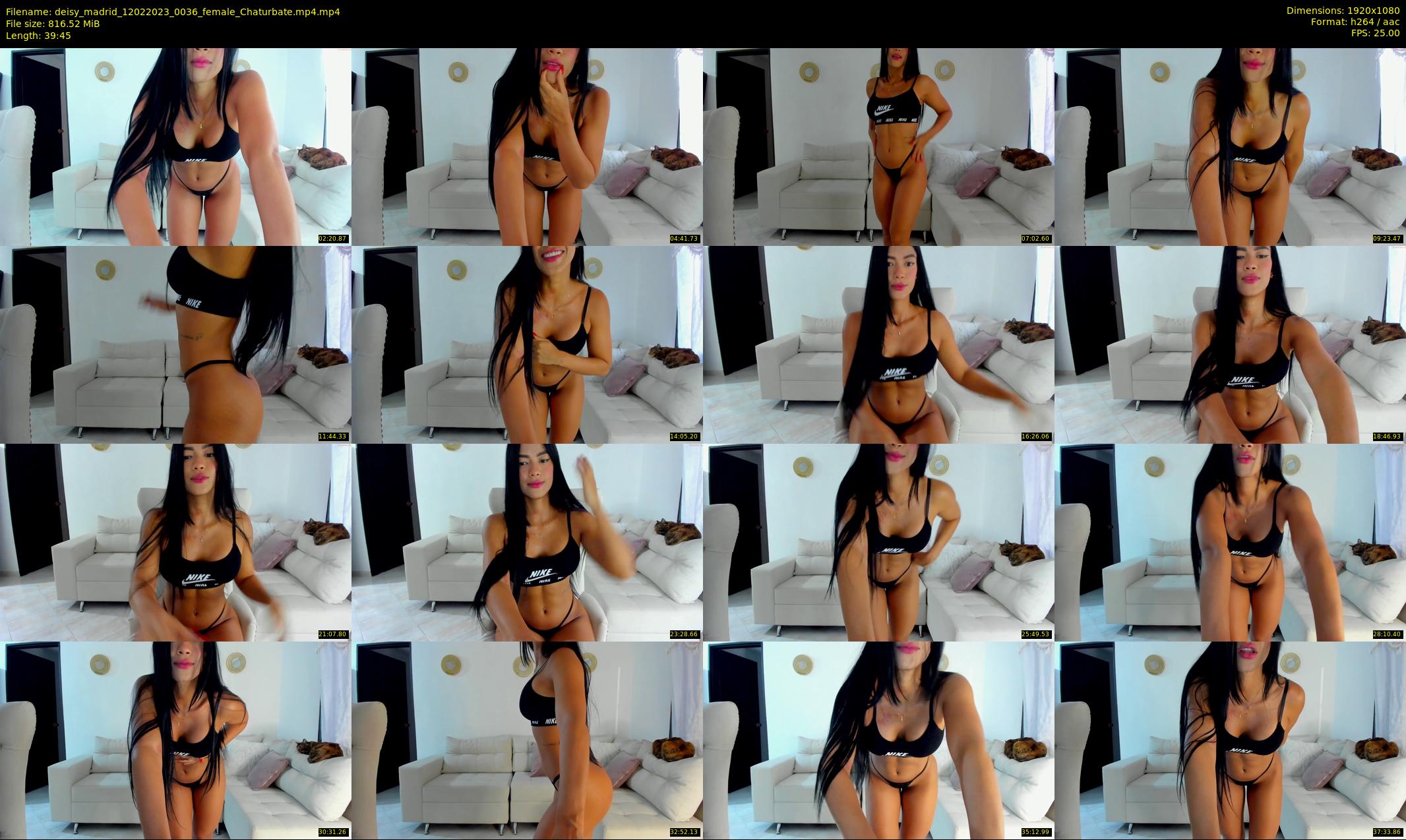 deisy_madrid — 40 minute Chaturbate female cam show recording, 1080p, Feb 12, 2023
