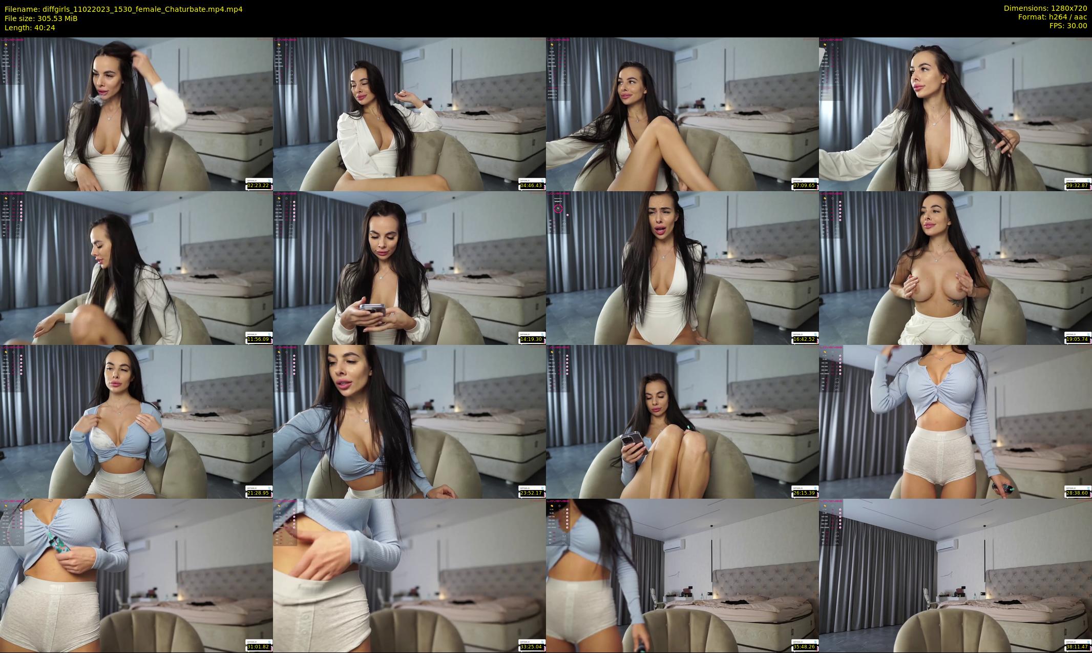 diffgirls — 41 minute Chaturbate female cam show recording, 720p, Feb 11, 2023