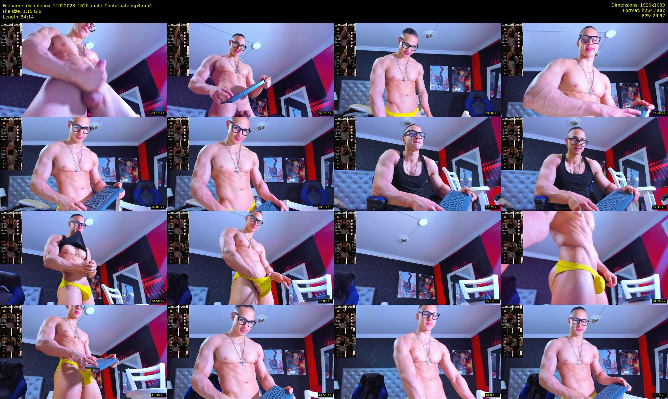 dylanlenox — 55 minute Chaturbate male cam show recording, 1080p, Feb 11, 2023